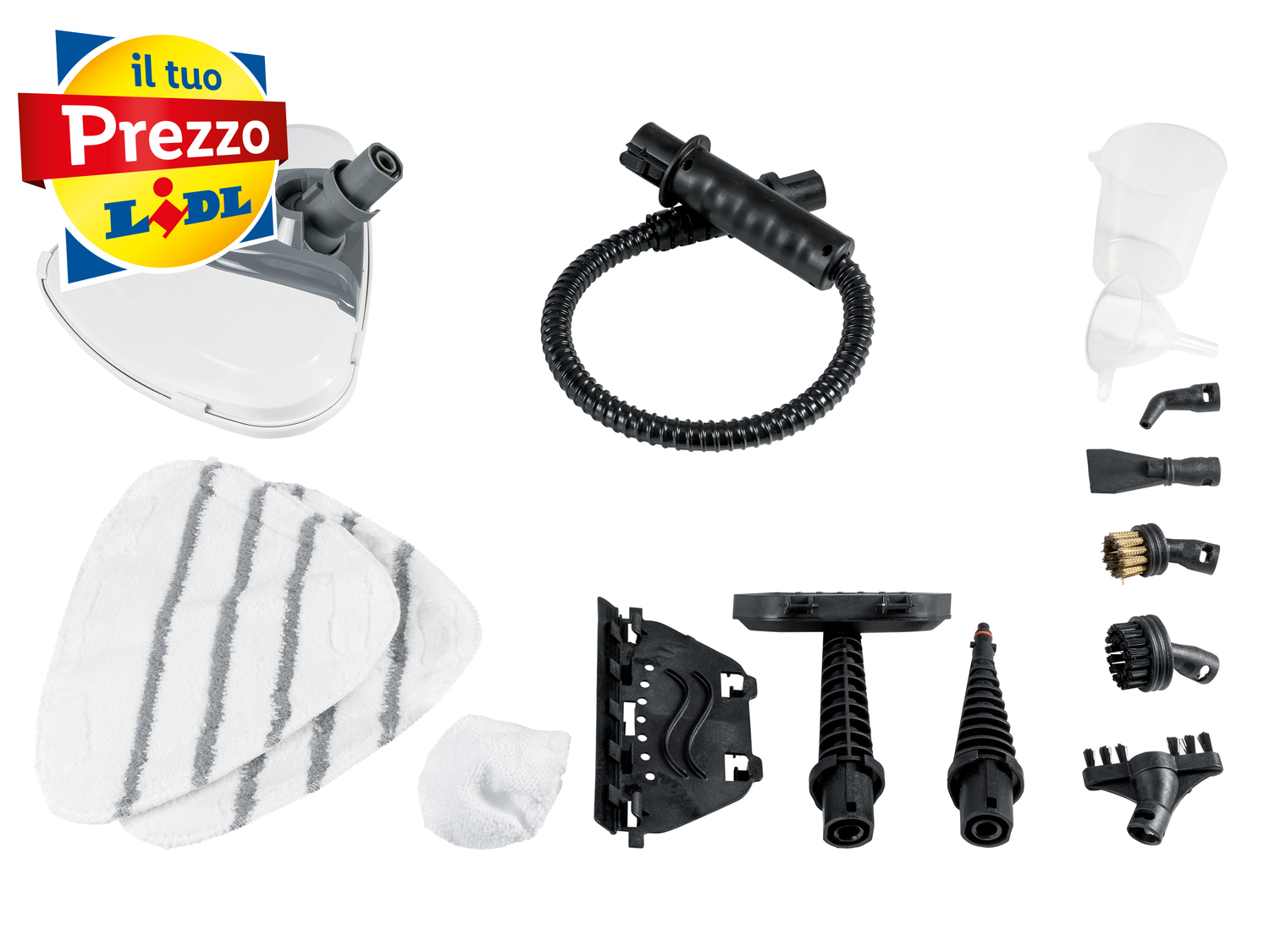 Scopa a vapore e pulitore manuale 2 in 1 Silvercrest, prezzo 39.99 €
- Forza ...