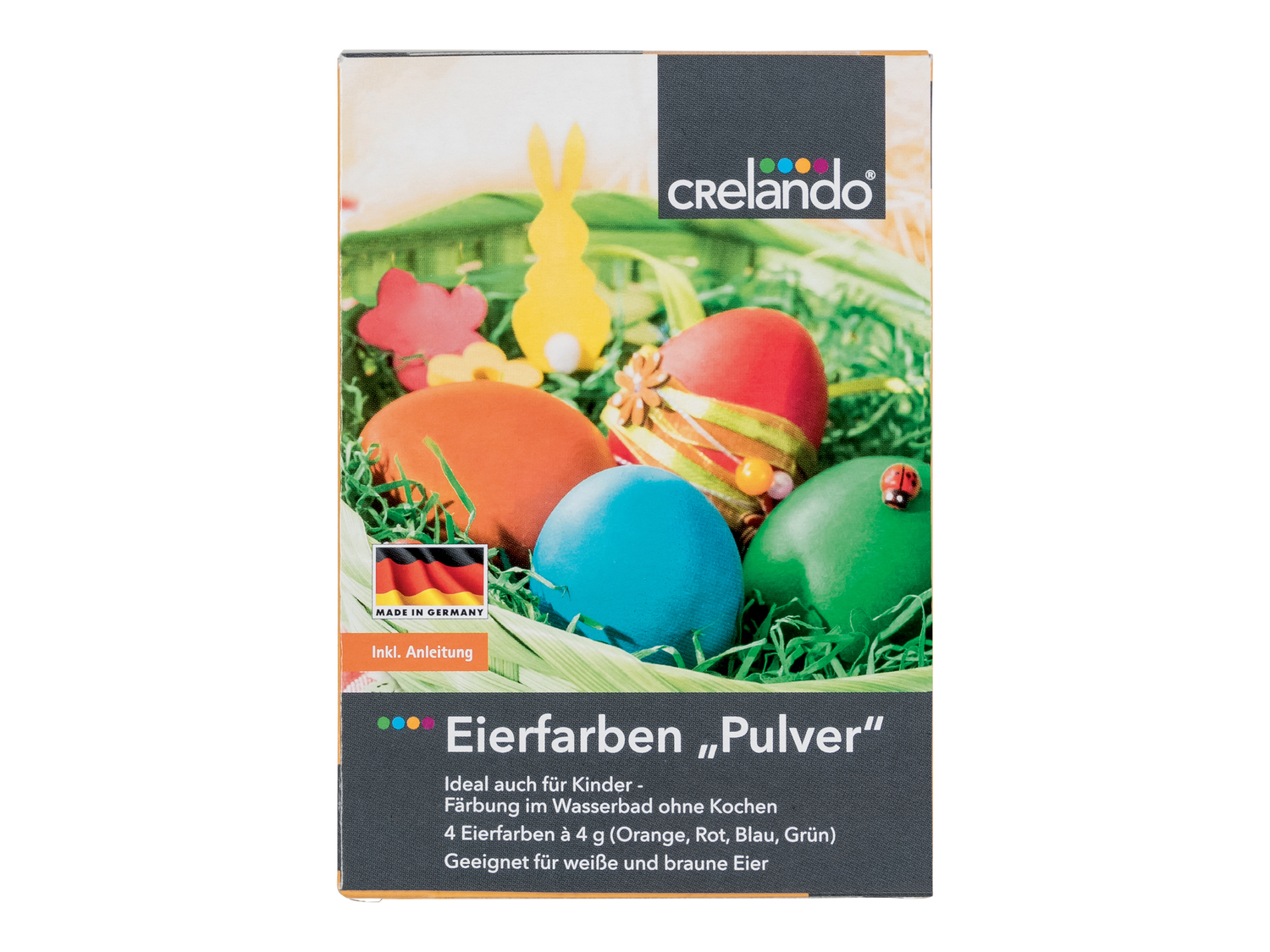 Set per decorazione uova Crelando, prezzo 1.49 €
- Set per dipingere ...