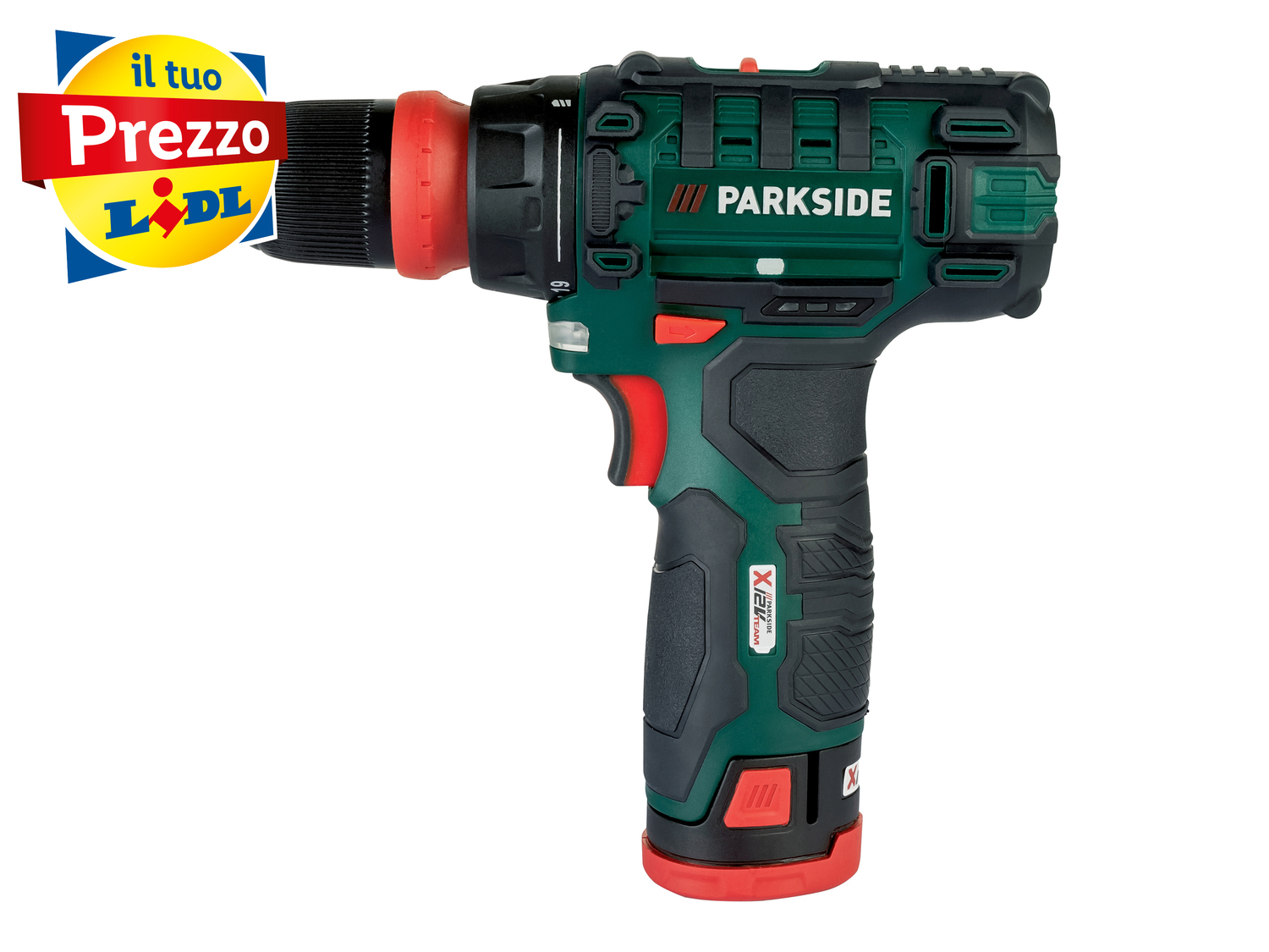 Trapano avvitatore ricaricabile Parkside, X12VTeam, prezzo 29.99 €
- Portabit ...