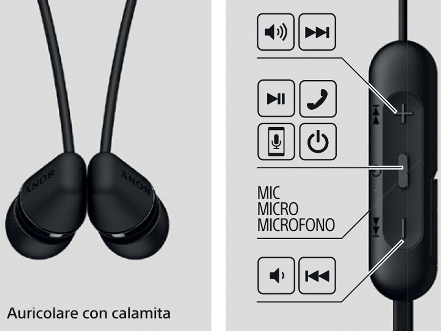 Cuffie audio Bluetooth Sony, prezzo 27.99 €
- Chiamate in vivavoce con ...