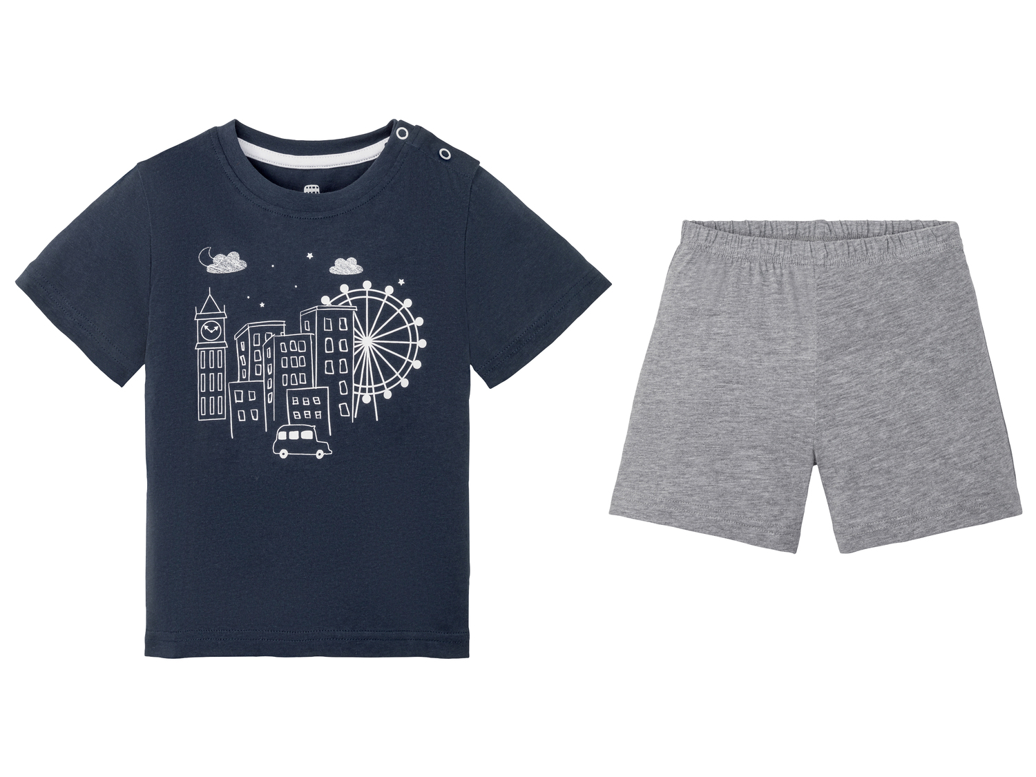 Pigiama corto da bambino Lupilu, prezzo 3.99 €
Misure: 1-6 anni
Taglie ...