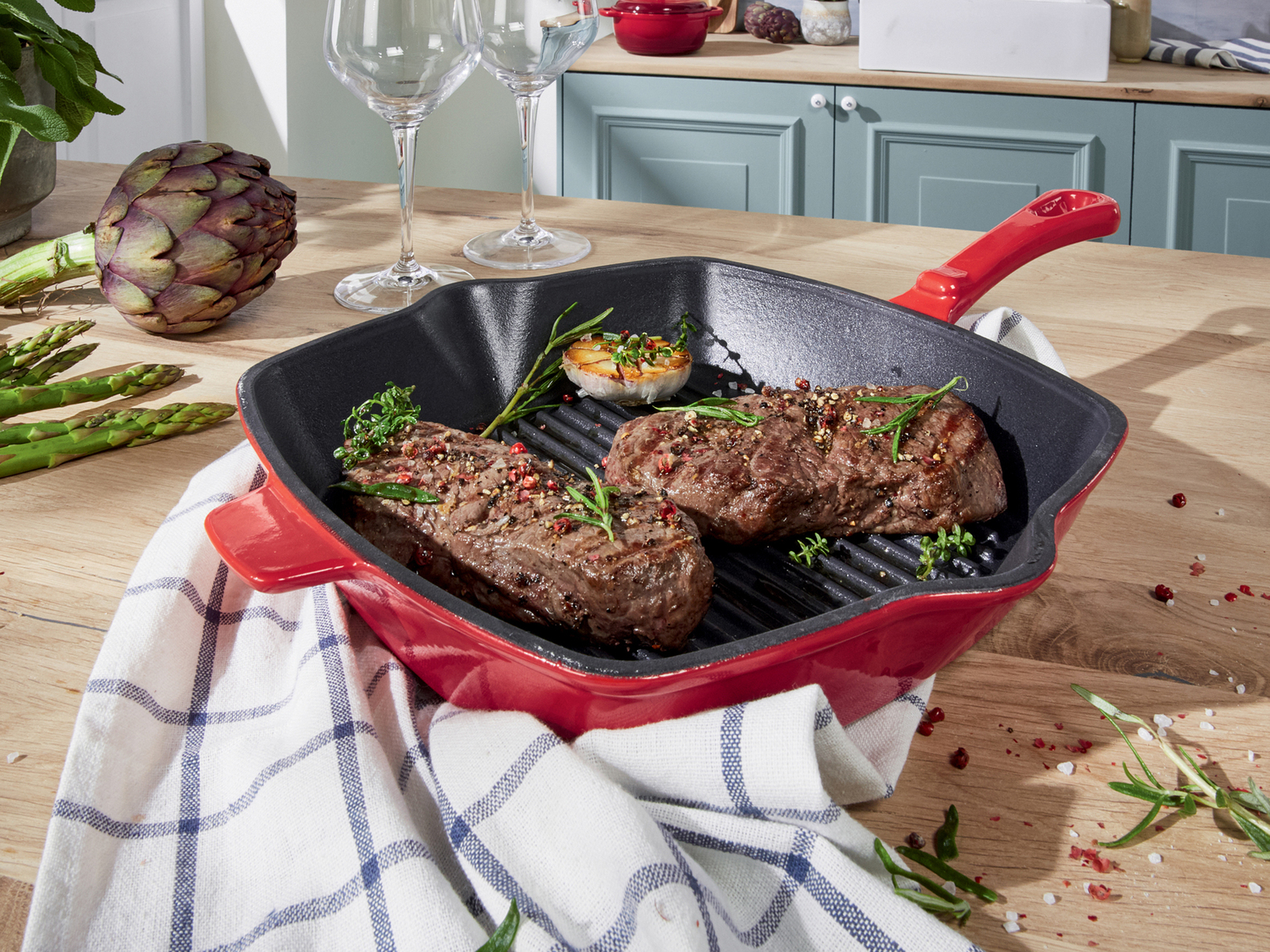Padella o bistecchiera in ghisa Ernesto, prezzo 19.99 &#8364; 
- Adatta per ...