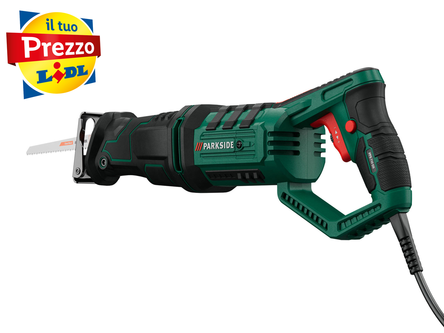 Seghetto elettrico Parkside, prezzo 24.99 €
- Piastra di base estraibile ...