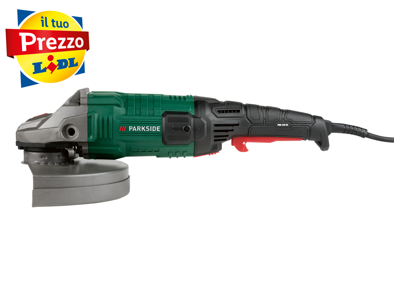 Smerigliatrice angolare Parkside, prezzo 34.99 €
- Con impugnatura principale ...