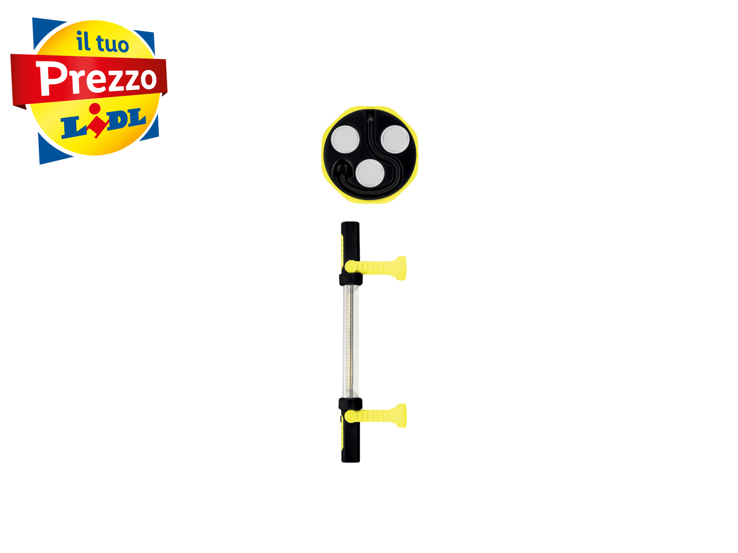 Lampada da lavoro ricaricabile con treppiede Parkside, prezzo 24.99 € 
- 2 moduli ...