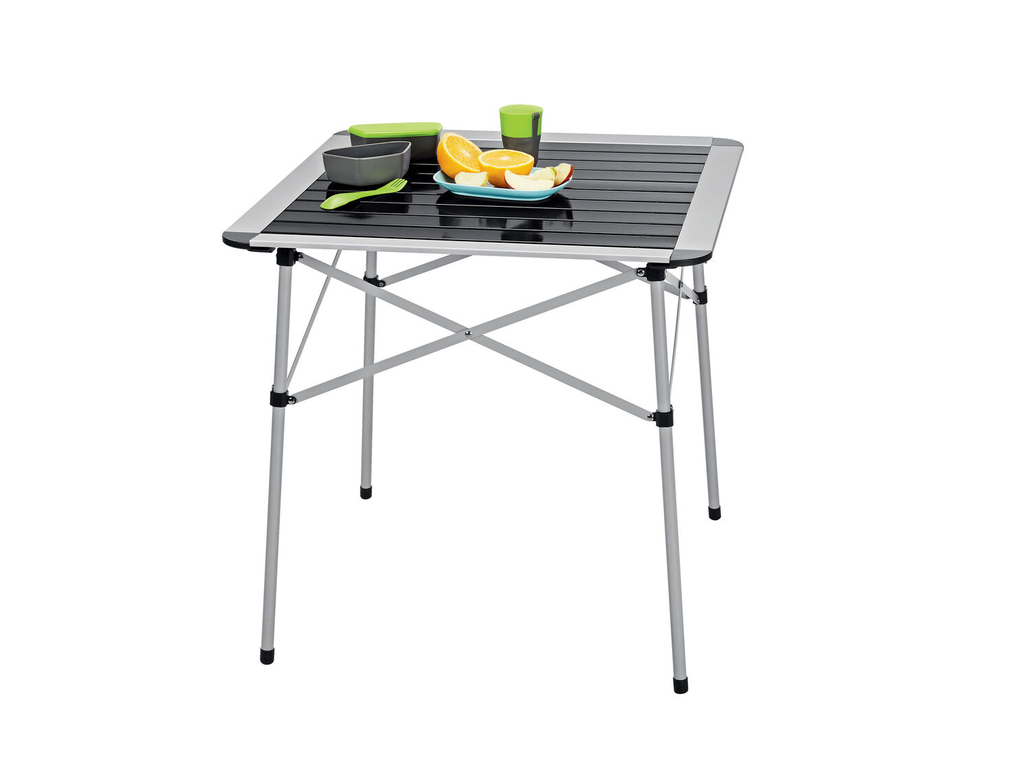 Tavolo pieghevole da campeggio Crivit, prezzo 24.99 €
- Montaggio rapido grazie ...