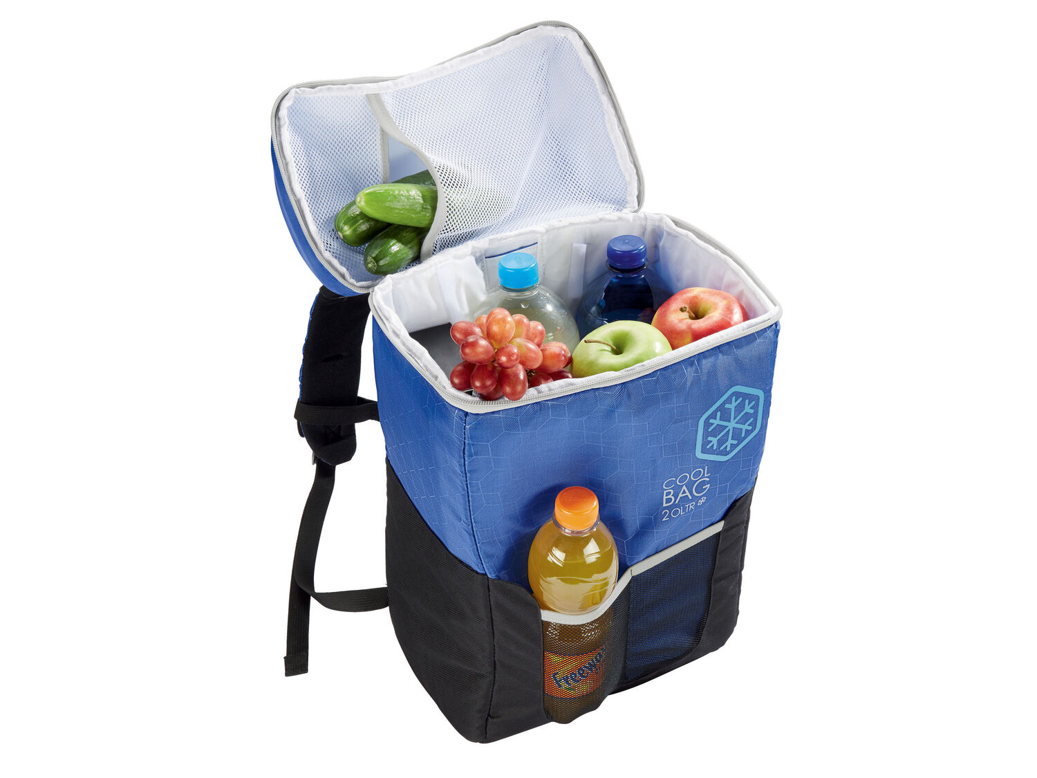 Zaino frigo Crivit, prezzo 9.99 €
- Sistema per tenere le bottiglie dritte ...