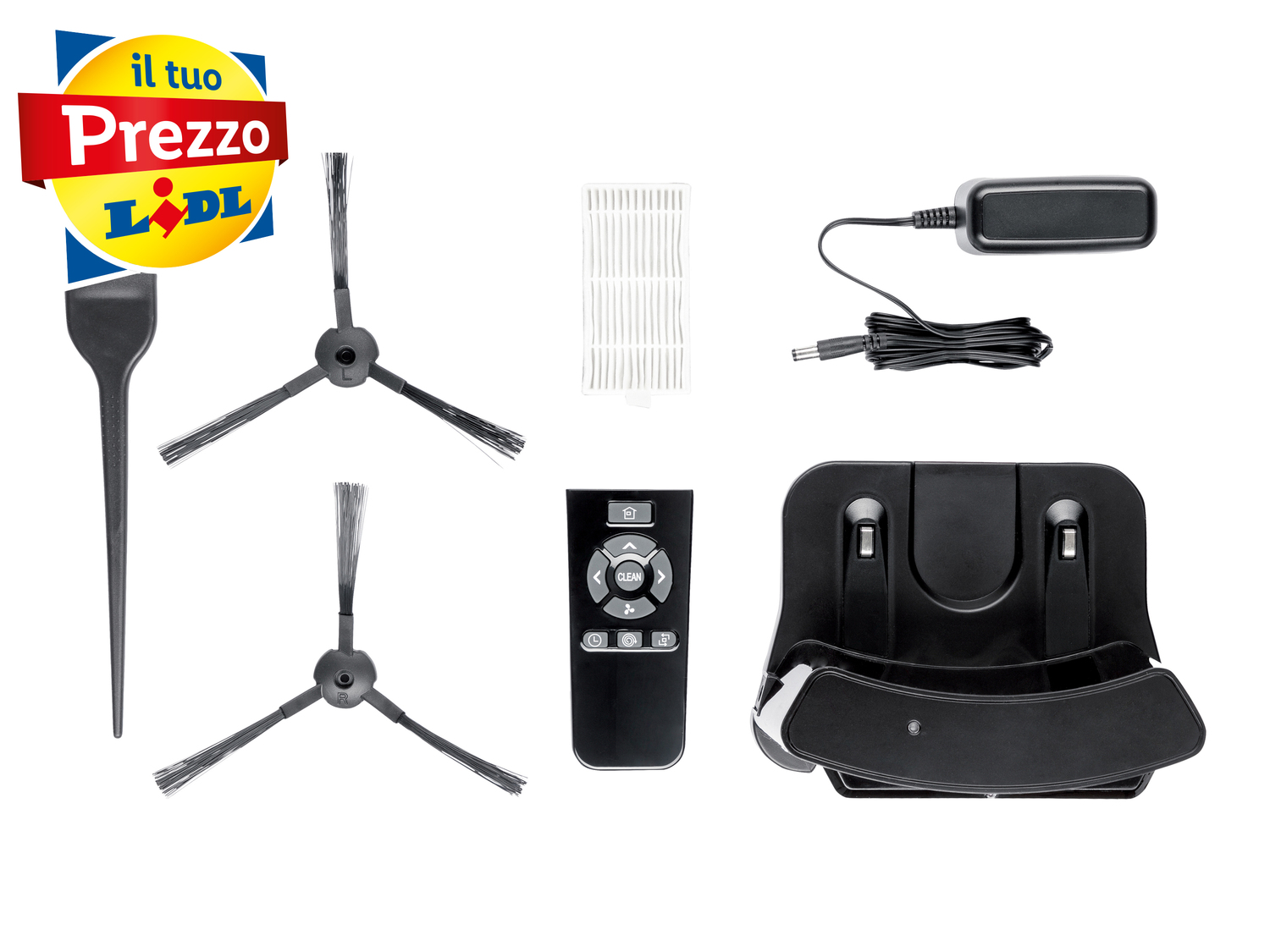 Robot aspirapolvere Silvercrest, prezzo 99.00 €
- Con 10 sensori antiurto ...