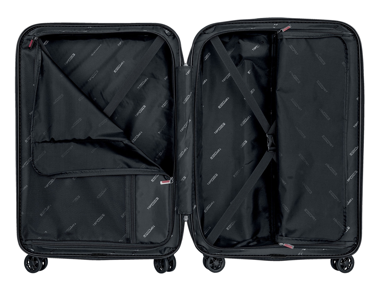 Trolley da viaggio Top-move-var, prezzo 59.00 &#8364; 
61 L - nero 
- Con lucchetto ...