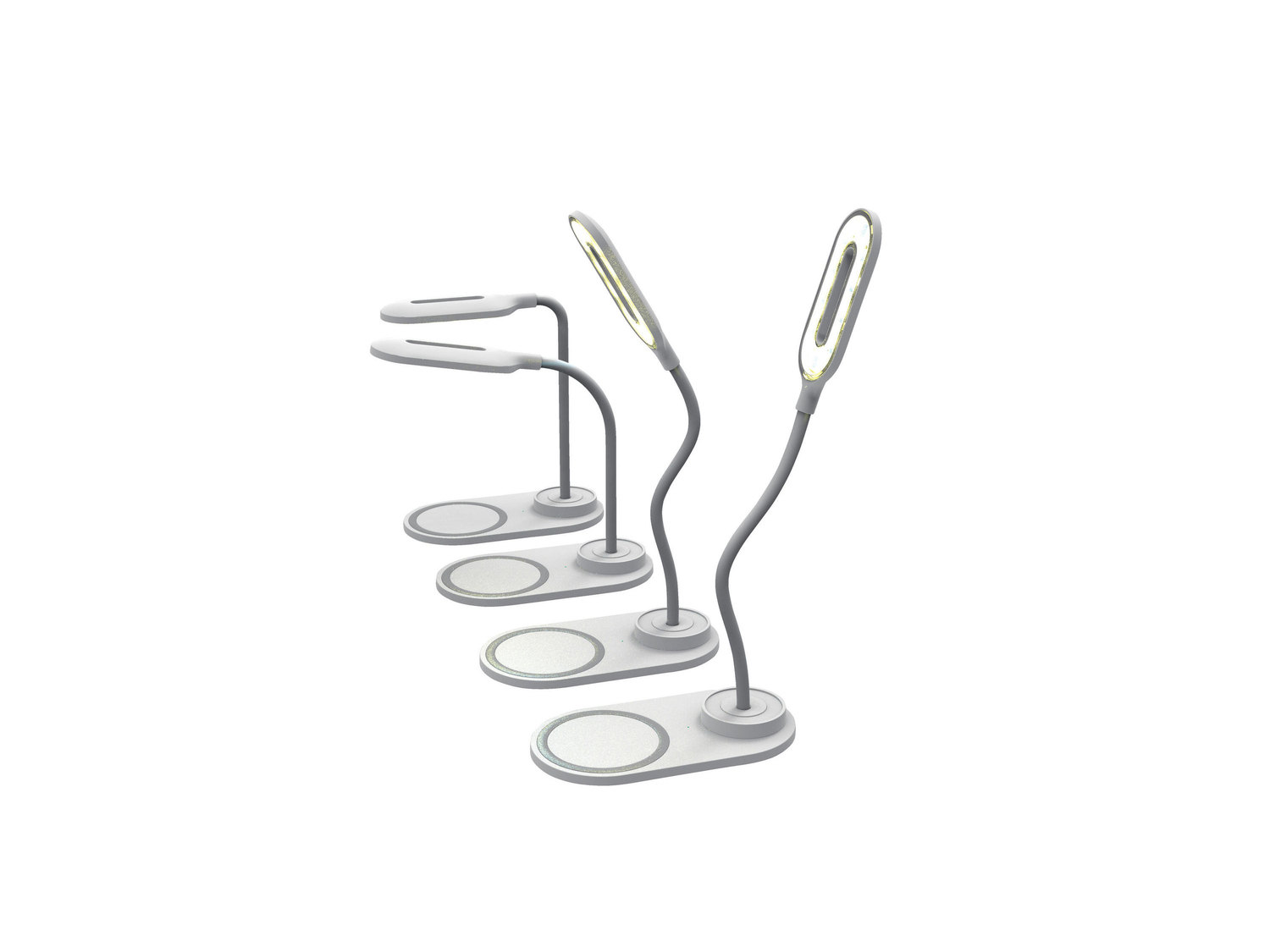 Luce LED con caricatore wireless o luce per videochiamata flessibile Digipower, ...