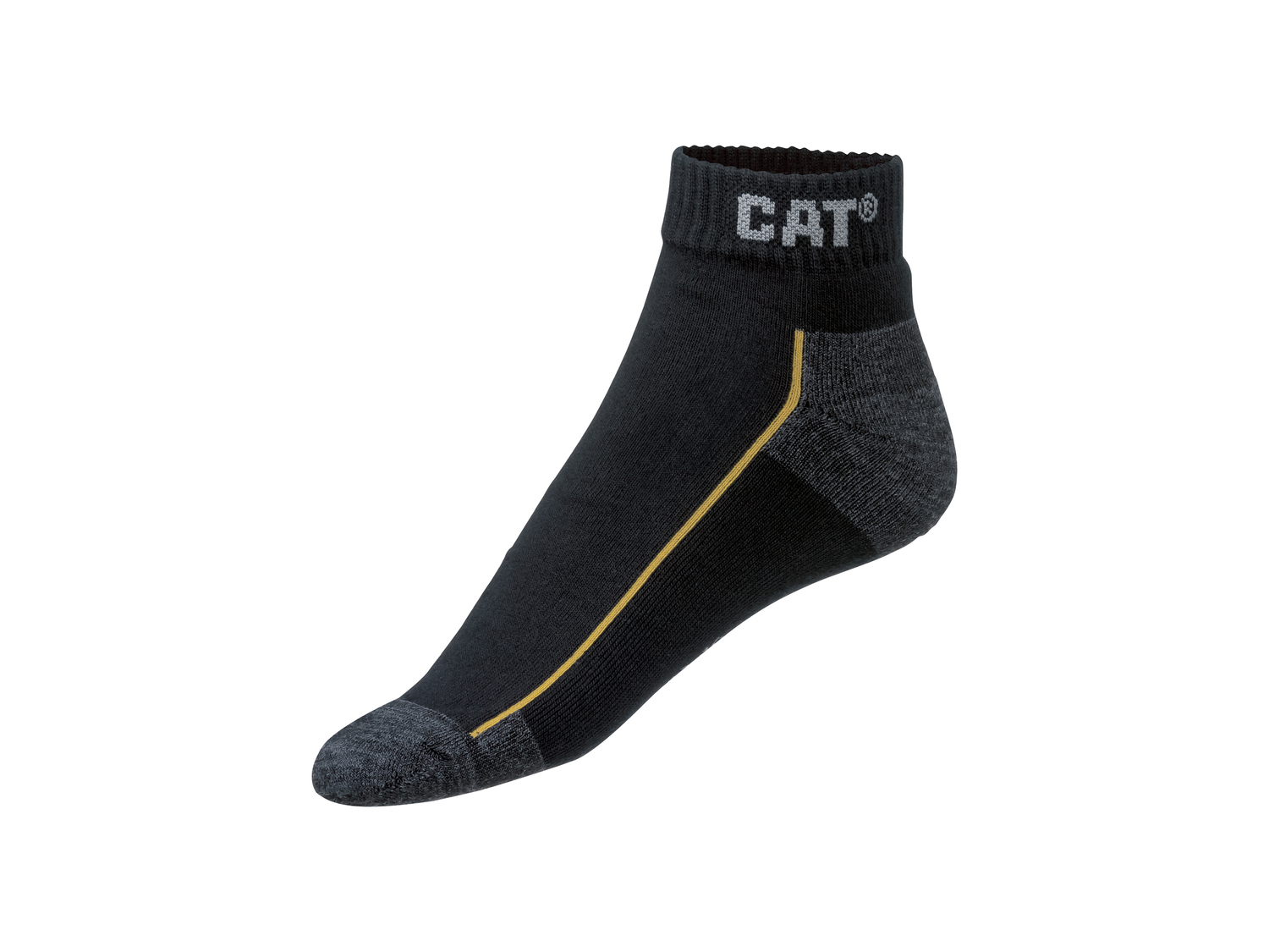 Calze corte da lavoro per uomo Cat-nero, prezzo 4.99 €
3 paia - Misure: 39-50 ...