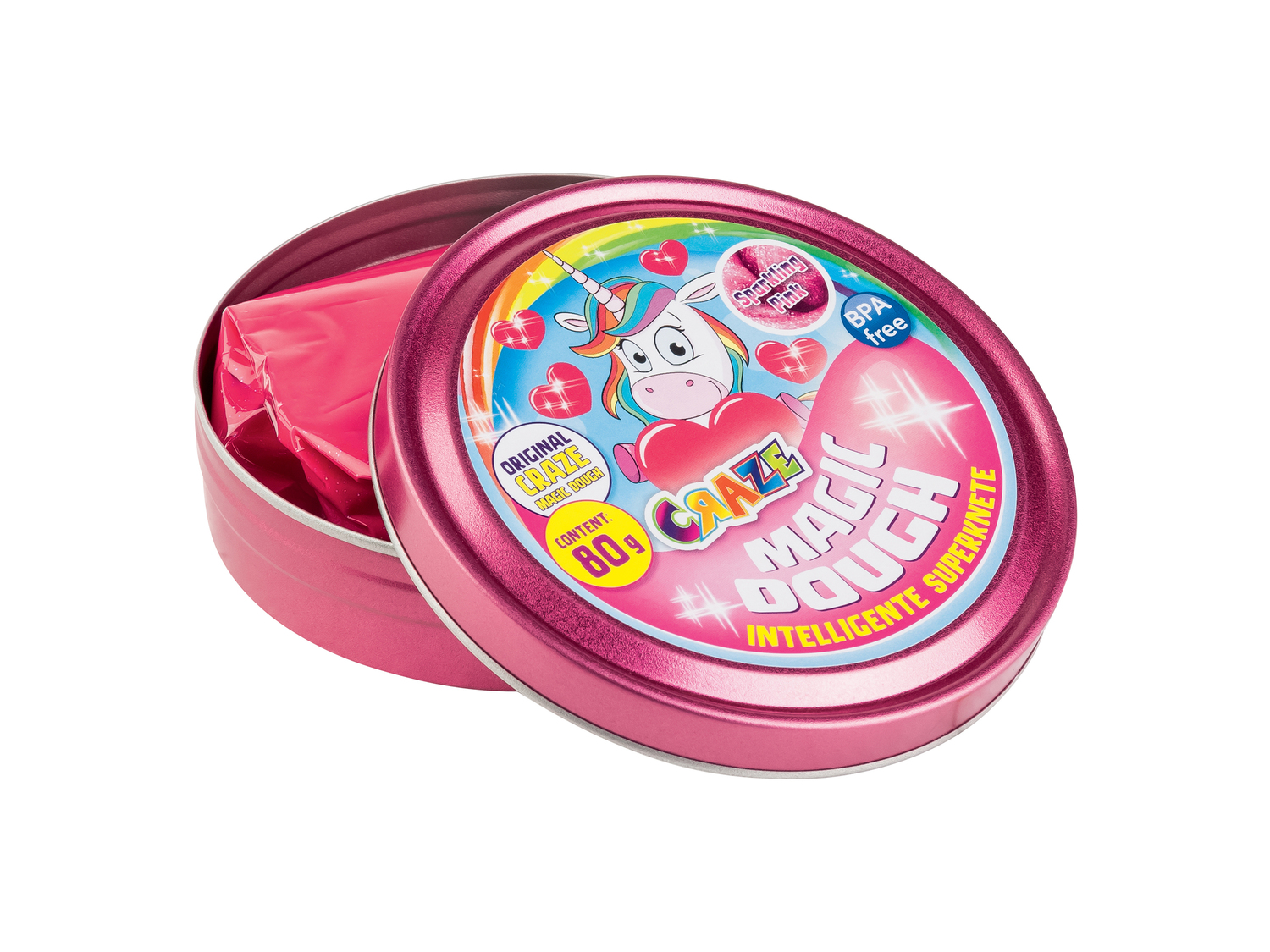 Pasta da modellare magica Craze, prezzo 4.99 €
Caratteristiche
- BPA ...