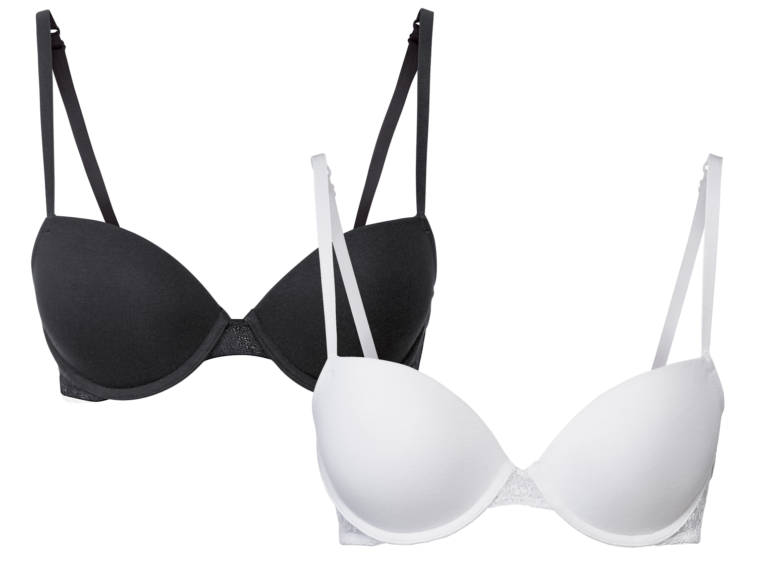 Reggiseno Push Up con pizzo Esmara, prezzo 8.99 €
2 pezzi - Misure: 3B-5C
Taglie ...
