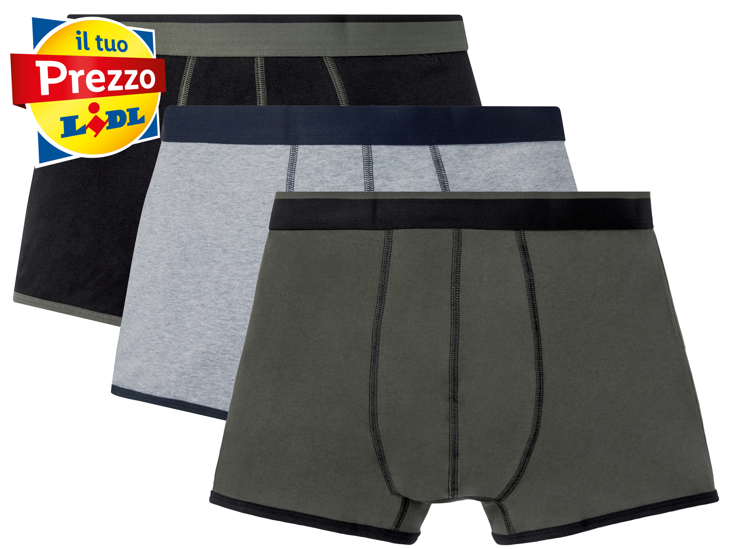 Boxer da uomo Livergy, prezzo 6.99 &#8364; 
3 pezzi - Misure: M-XL
Taglie disponibili

Caratteristiche

- ...