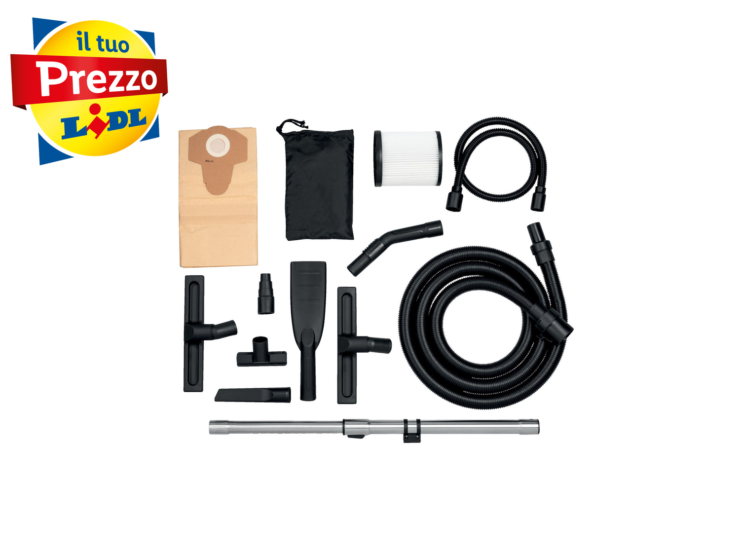 Aspirapolvere-liquidi Parkside, prezzo 65.00 €
- Utilizzabile anche come soffiatore
- ...