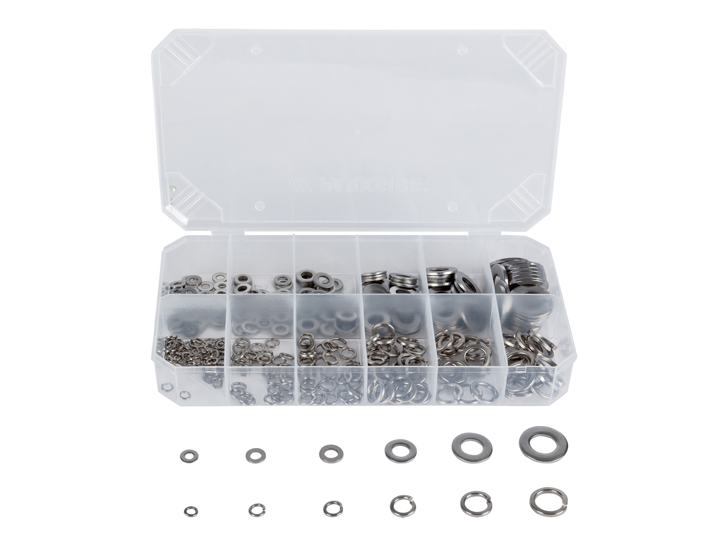 Set ganci, rondelle o dadi esagonali Parkside, prezzo 2.79 €
Caratteristiche