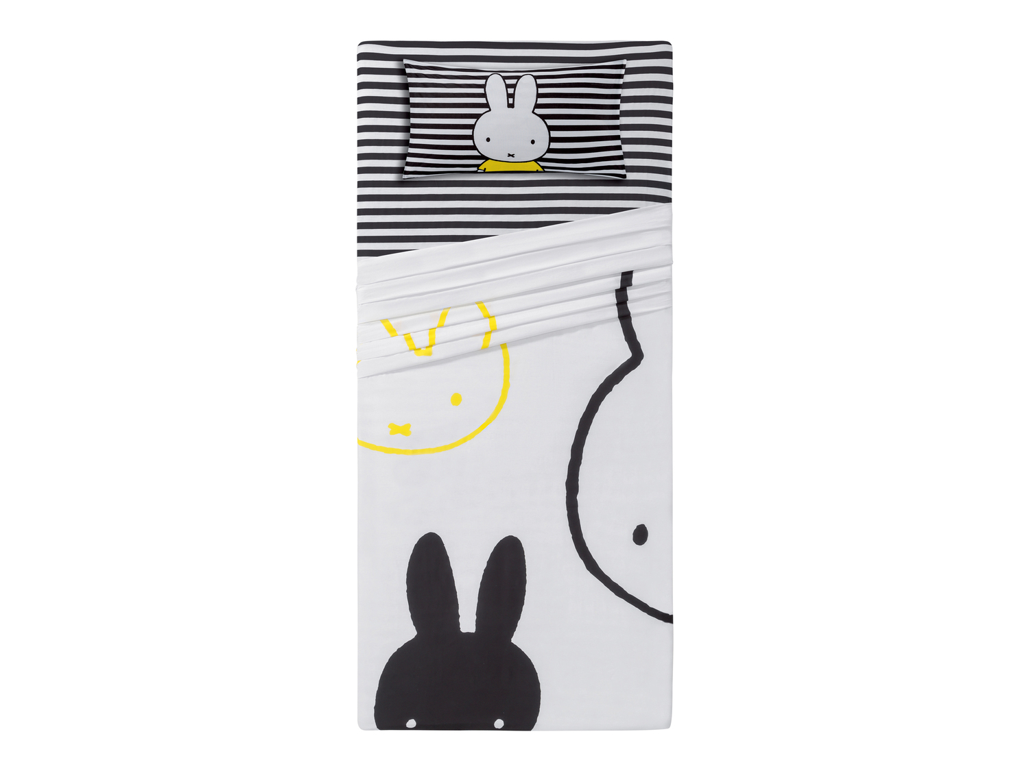 Completo lenzuola singole Miffy, prezzo 19.99 €
- Puro cotone
- Federa ...