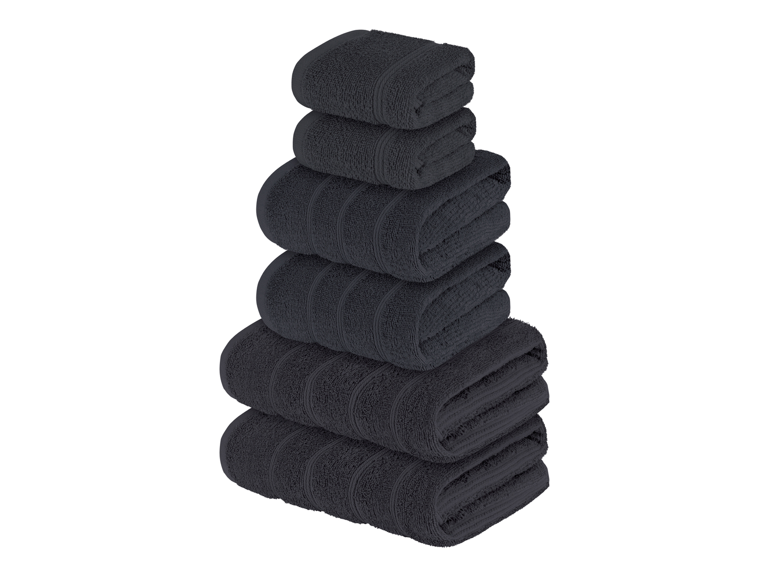 Set asciugamani Livarno, prezzo 9.99 €
6 pezzi
- Puro cotone
Prodotto sostenibile ...