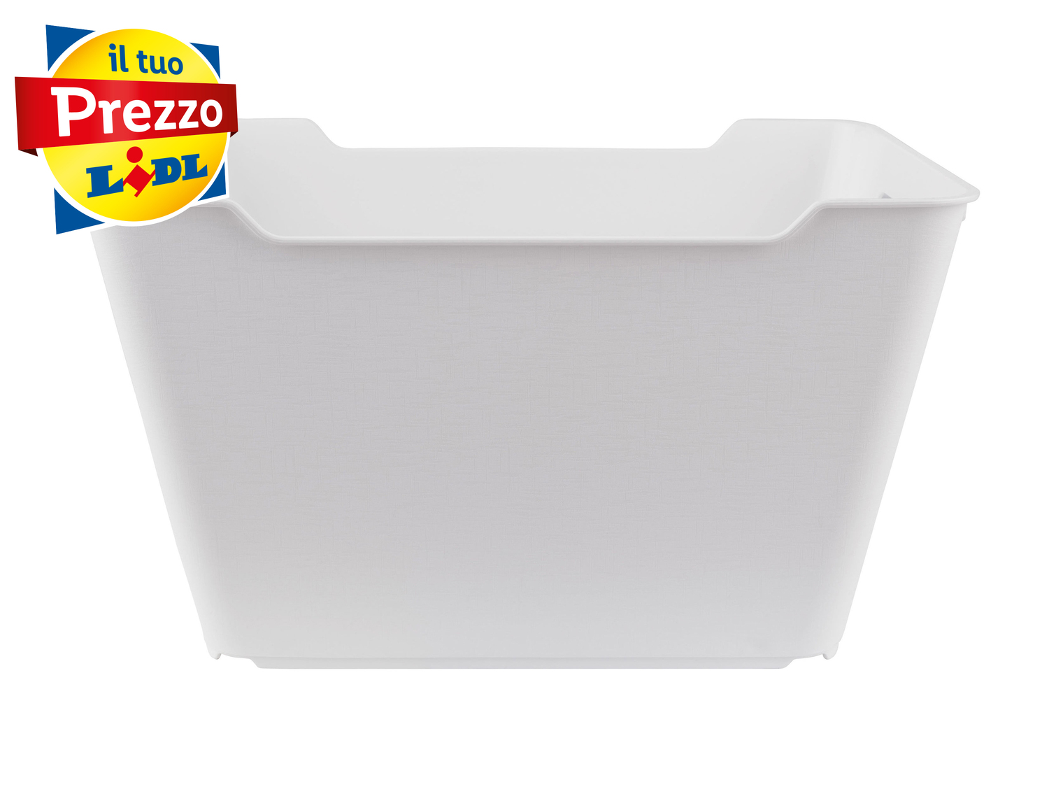 Contenitore impilabile Livarno, prezzo 2.99 €
1, 2 o 3 pezzi
- 12, 6 ...