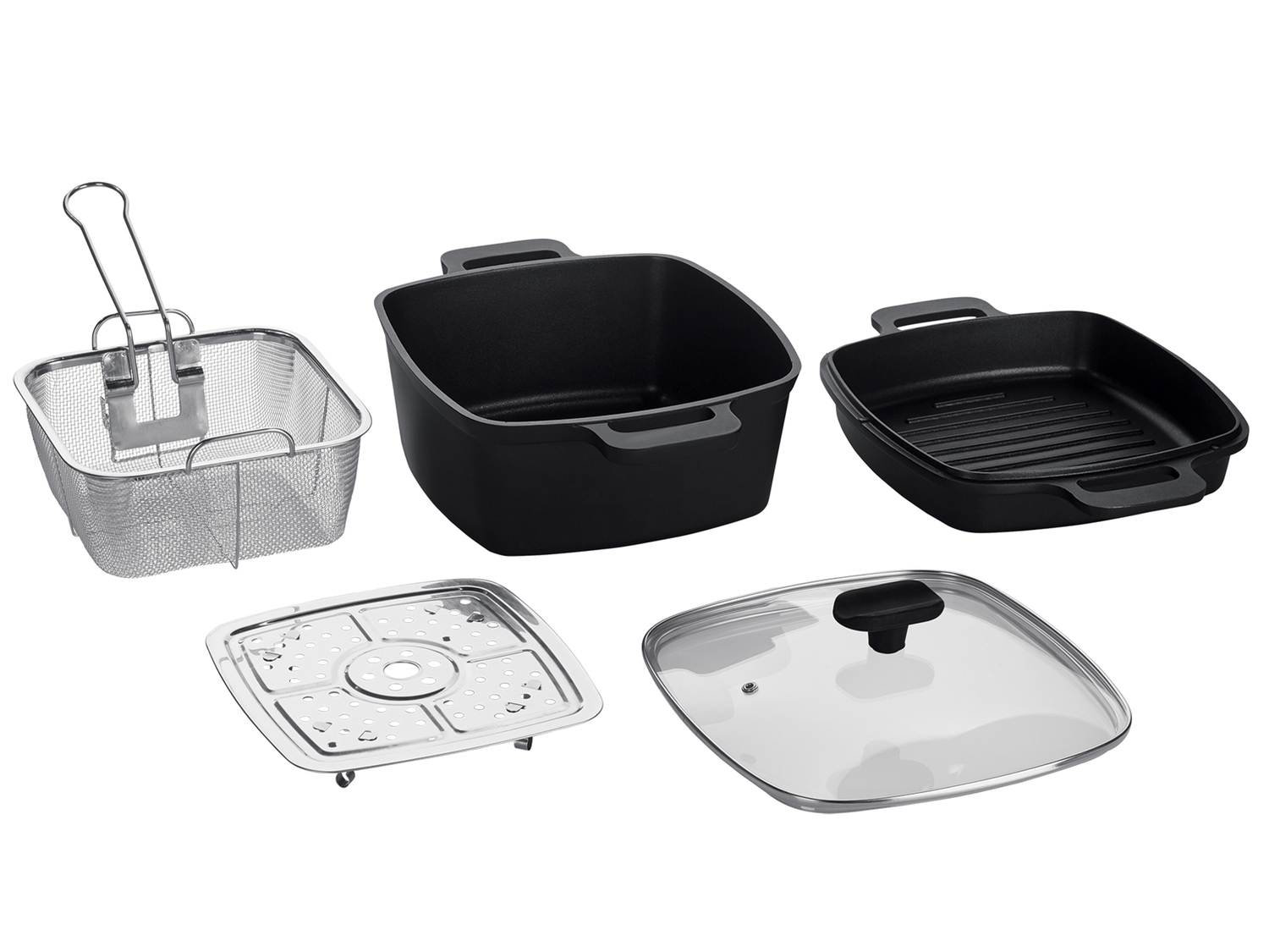 Pentola multifunzione Ernesto, prezzo 34.99 €
5 pezzi
- Per cucinare, ...