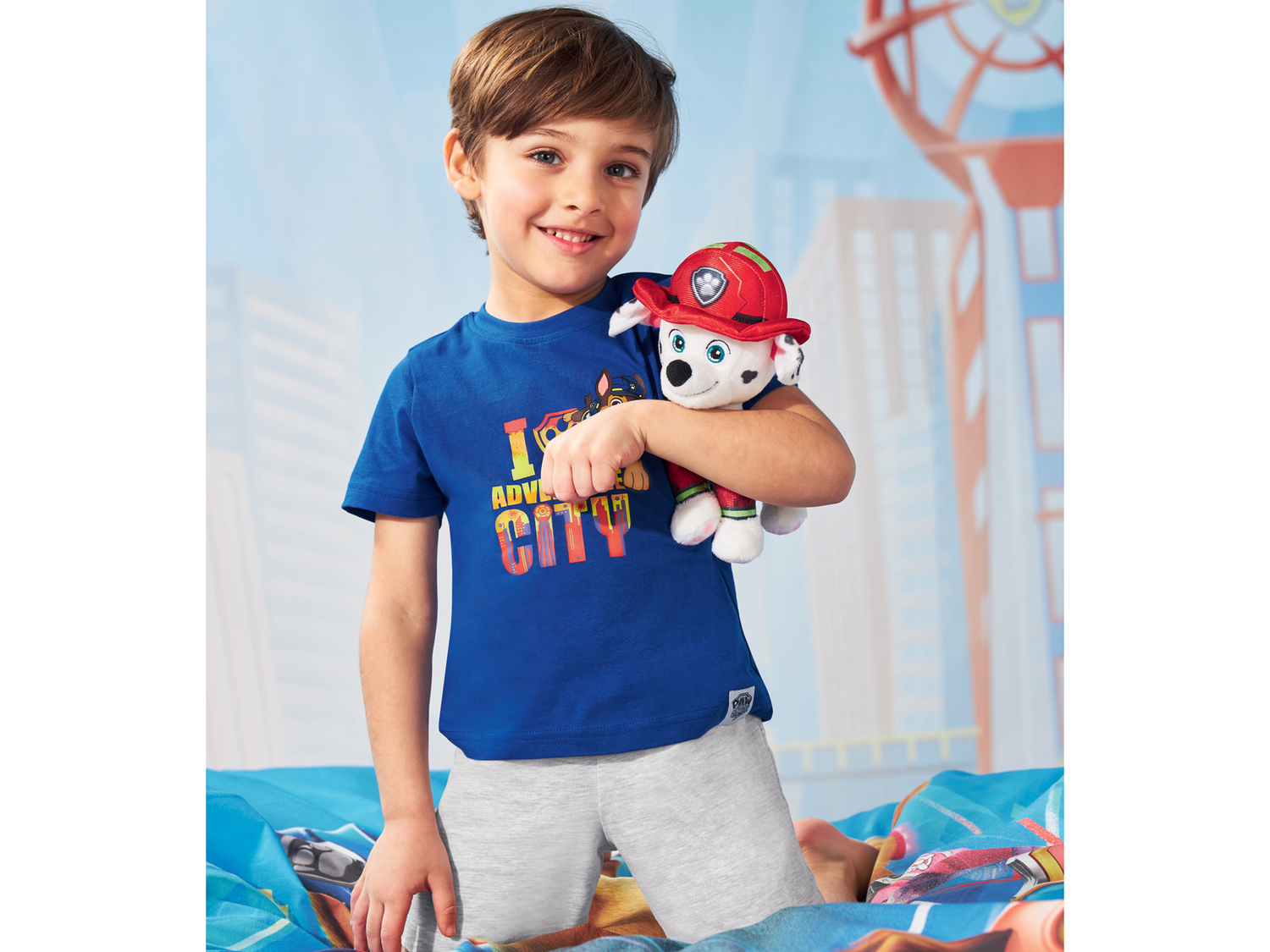 Pigiama corto da bambino Paw Patrol Oeko-tex, prezzo 4.99 €
Misure: 2-10 anni
Taglie ...