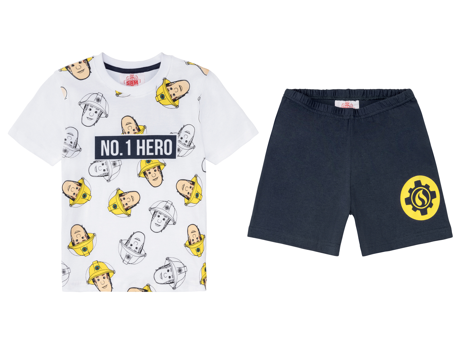 Pigiama corto da bambino Spiderman, Sam il pompiere, Jurassic World Oeko-tex, prezzo ...