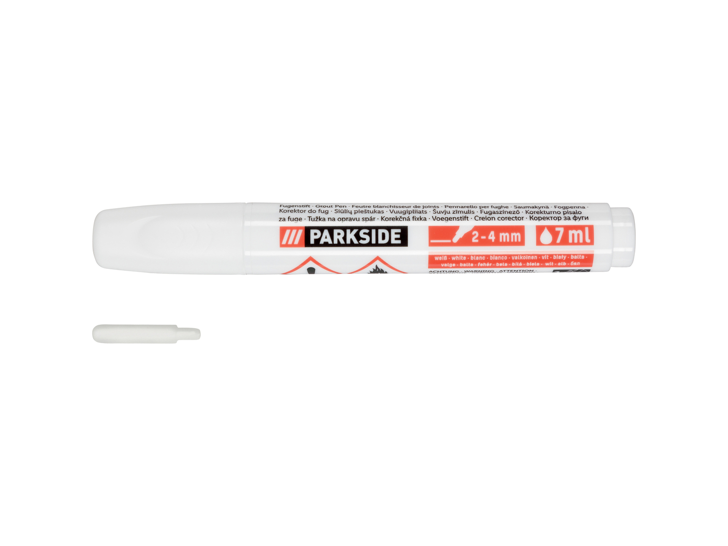 Pennarello per fughe o legno Parkside, prezzo 1.49 €
Caratteristiche