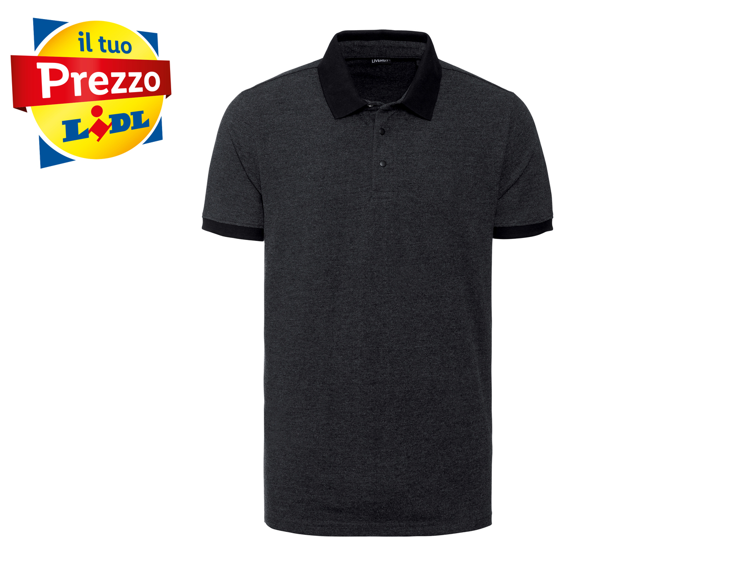 Polo Slim Fit da uomo Livergy, prezzo 6.99 &#8364; 
Misure: S-XL 
- 
Puro cotone
Prodotto ...