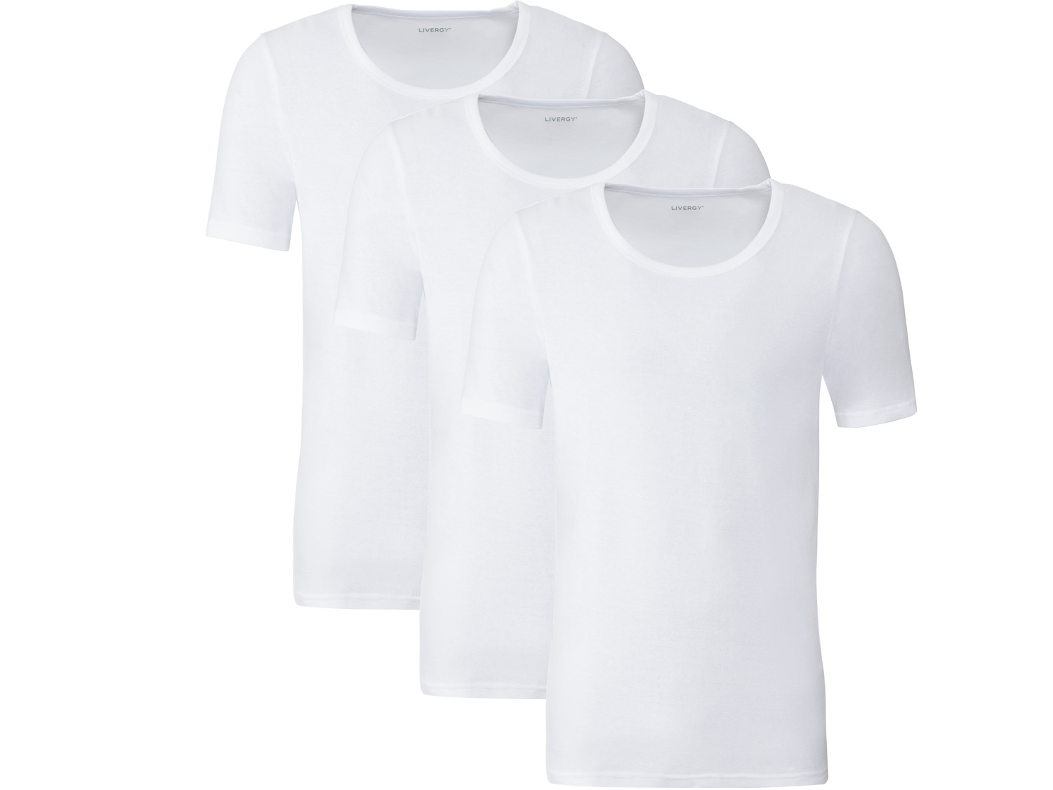 T-shirt intima da uomo, 3 pezzi Livergy, prezzo 9.99 €
Misure: M-XL
- ...