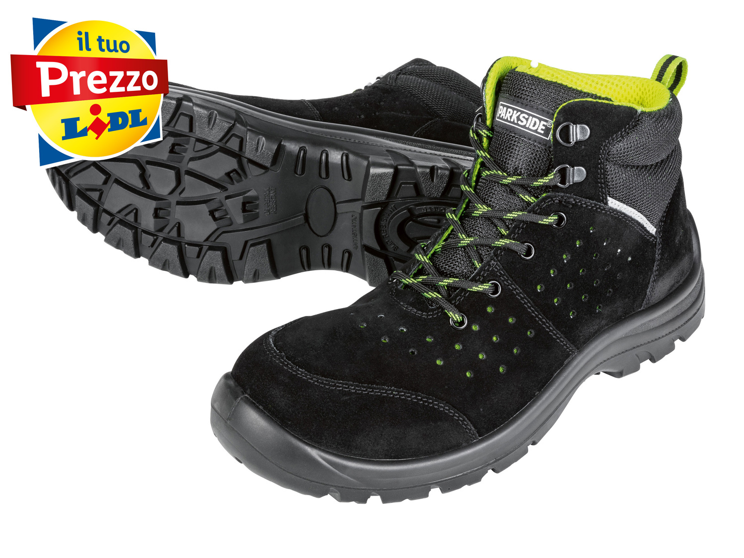Scarpe antinfortunistiche da uomo Parkside, prezzo 19.99 &#8364; 
Misure: 41-46 ...