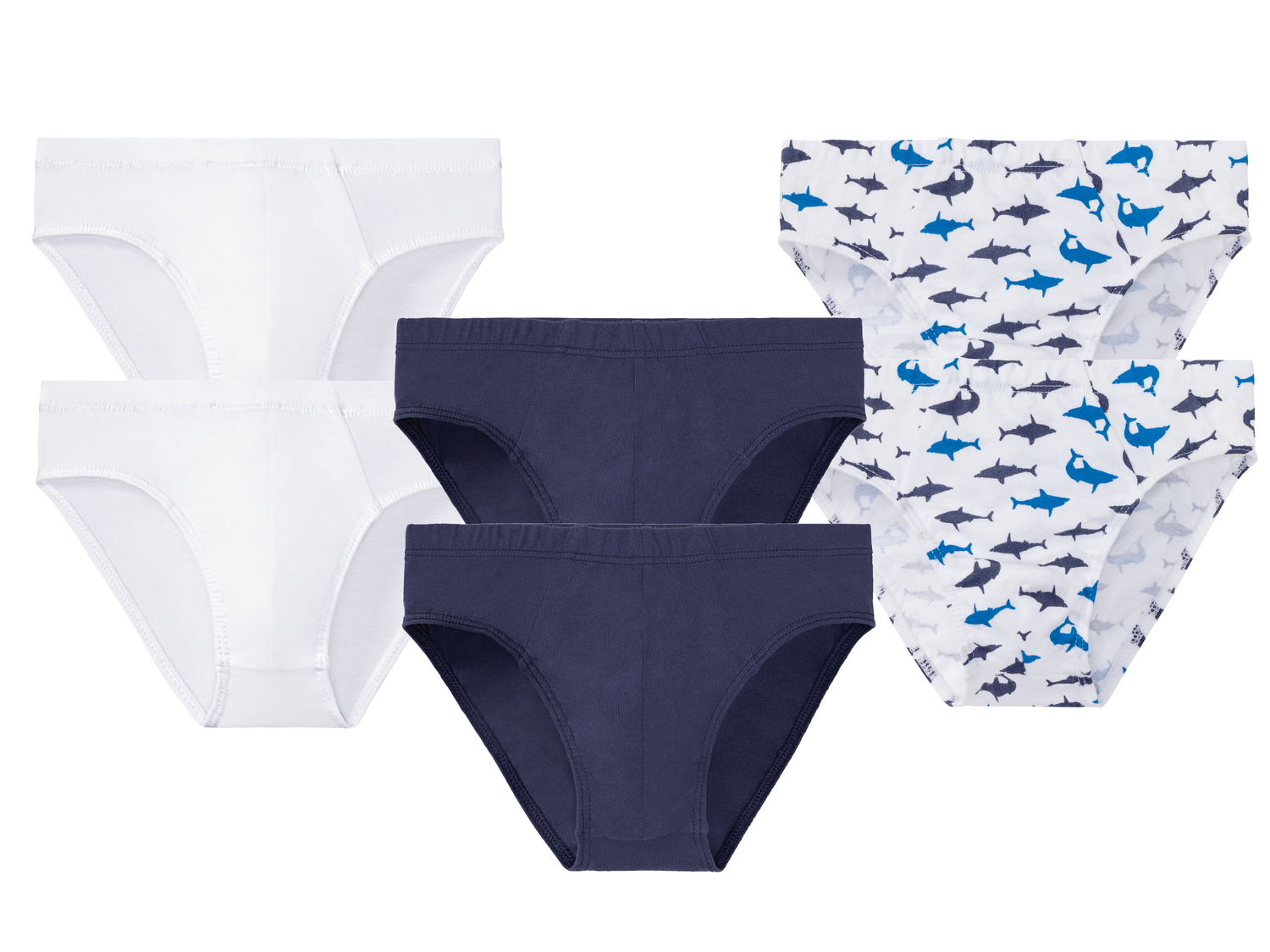 Boxer da bambino, 4 pezzi o slip, 6 pezzi Lupilu, prezzo 5.99 €
Misure: 1-6 ...