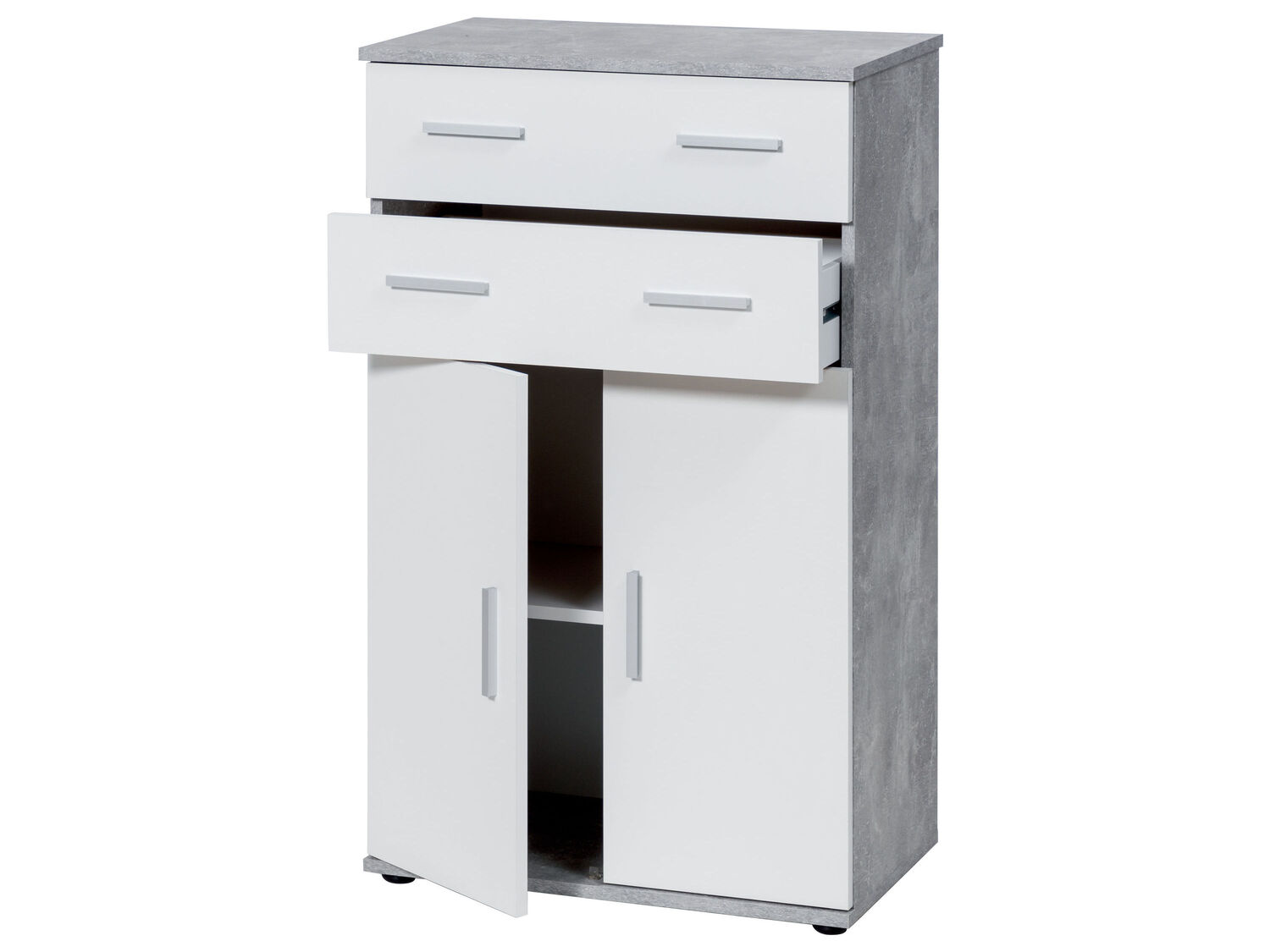 Mobiletto 2 cassetti e 2 ante Livarno, prezzo 44.00 €
- Ripiano regolabile in ...