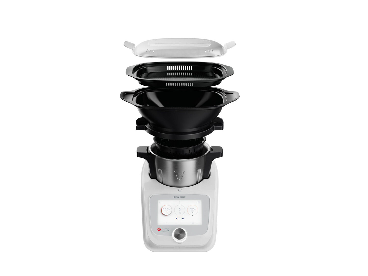 Robot da cucina multifunzione Monsieur Cuisine Connect Silvercrest Kitchen Tools, ...