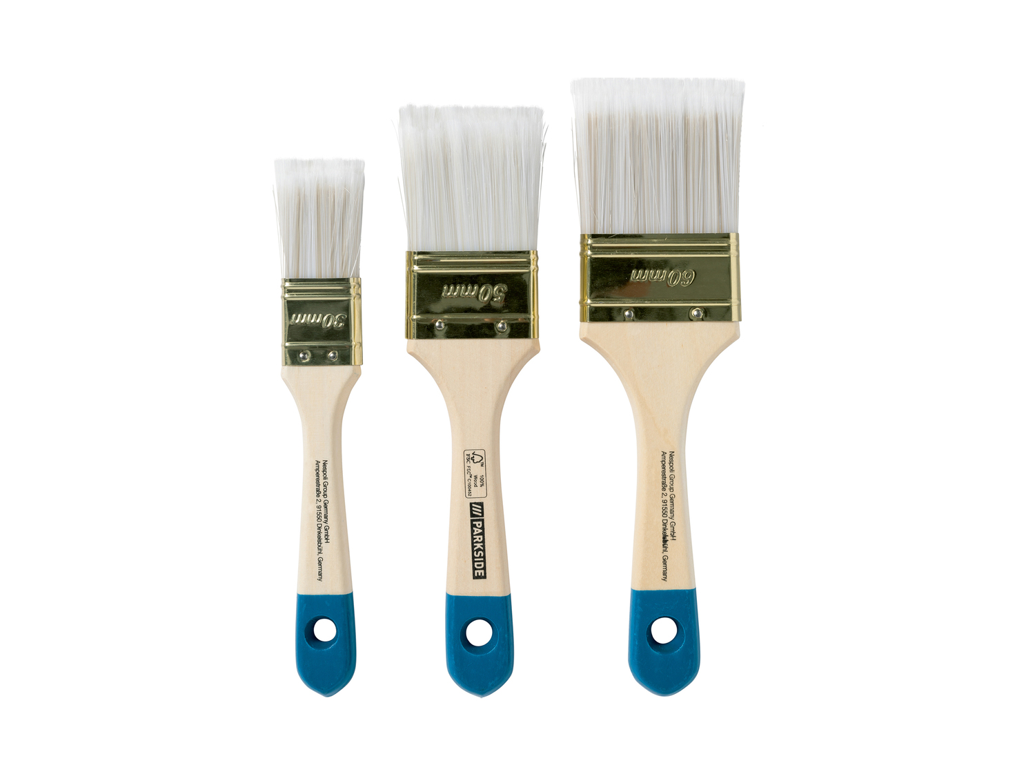 Set pennelli Parkside, prezzo 3.49 €
3 pezzi
Caratteristiche
- FSC no link