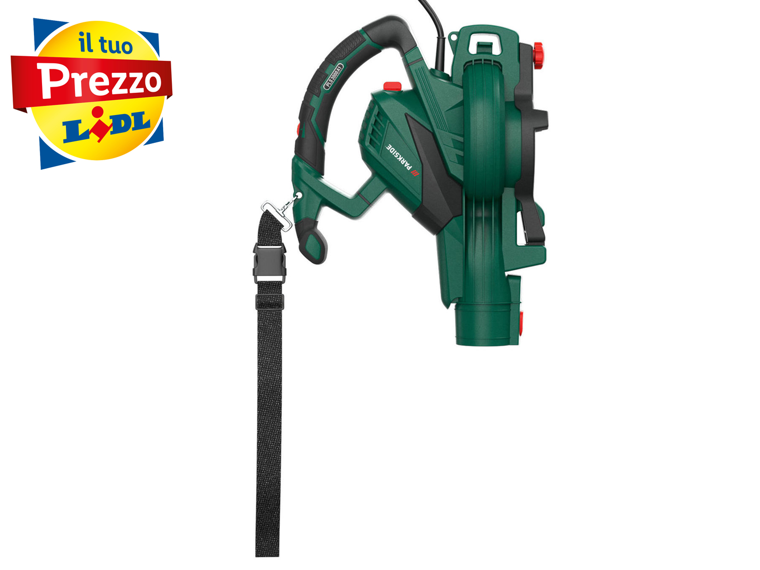 Soffiatore, aspiratore, trituratore per foglie Parkside, prezzo 39.99 € ...