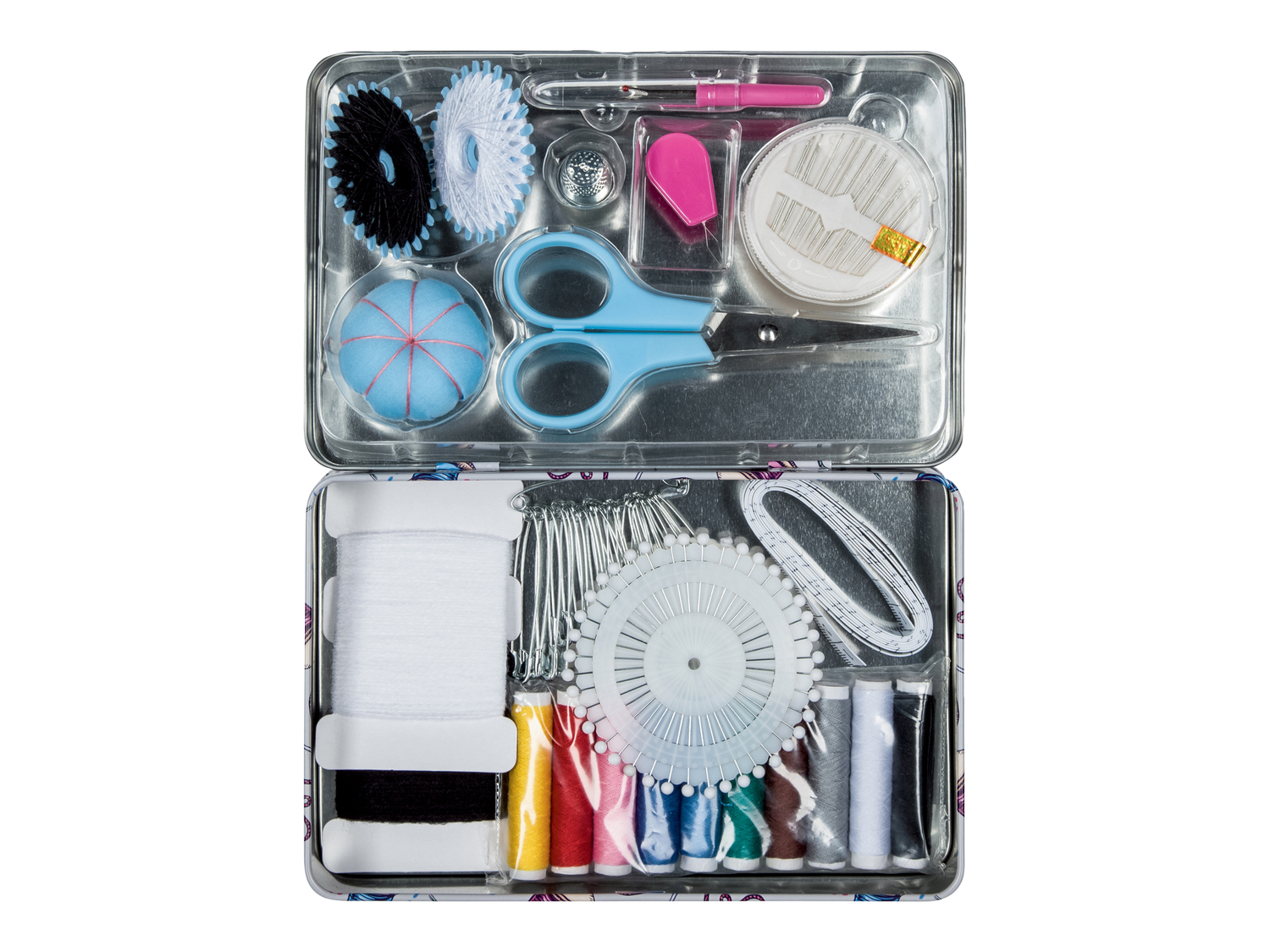 Cofanetto da viaggio per cucito Crelando, prezzo 5.99 €
65 o 101 pezzi
Caratteristiche
...