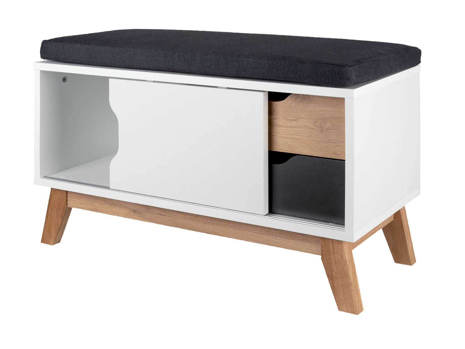 Cassapanca Livarno, prezzo 69.00 €
- Scomparto con anta scorrevole e ...