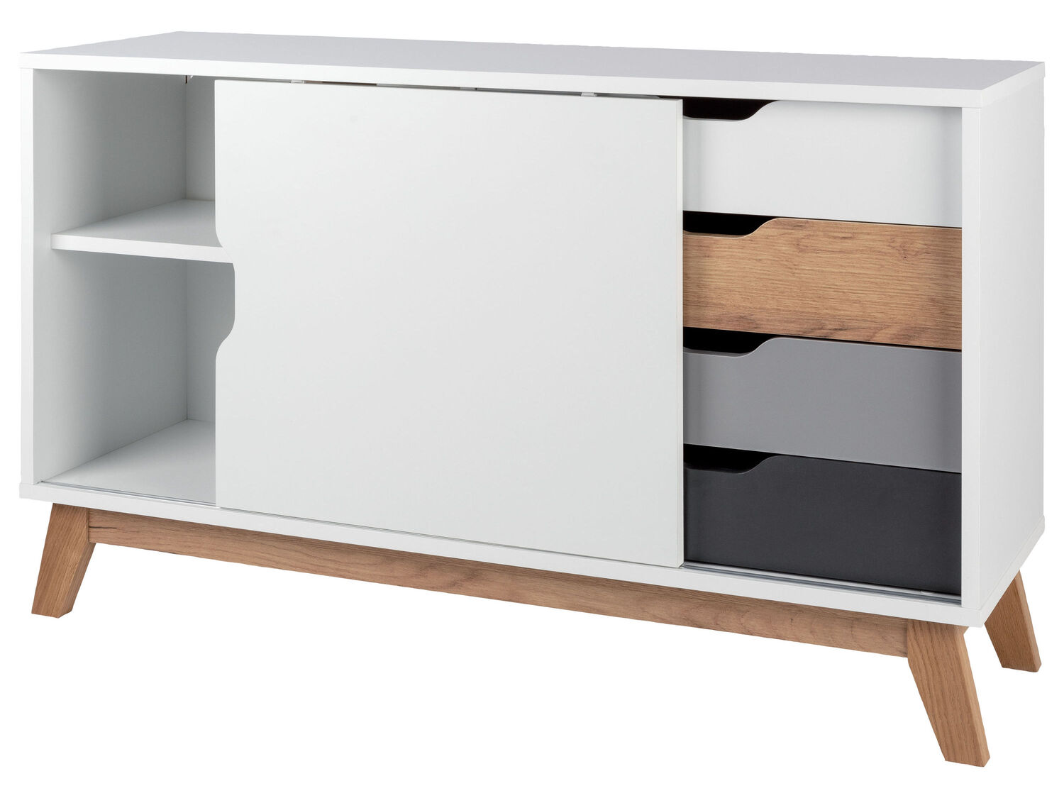 Credenza Livarno, prezzo 89.00 €
- Con anta scorrevole e 4 cassetti
- ...