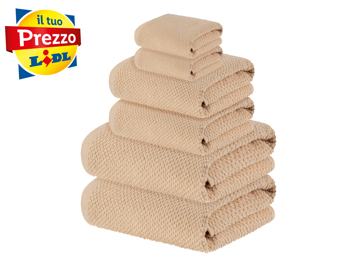 Set asciugamani Livarno, prezzo 8.99 €
6 pezzi
- Puro cotone
- 2 teli ...