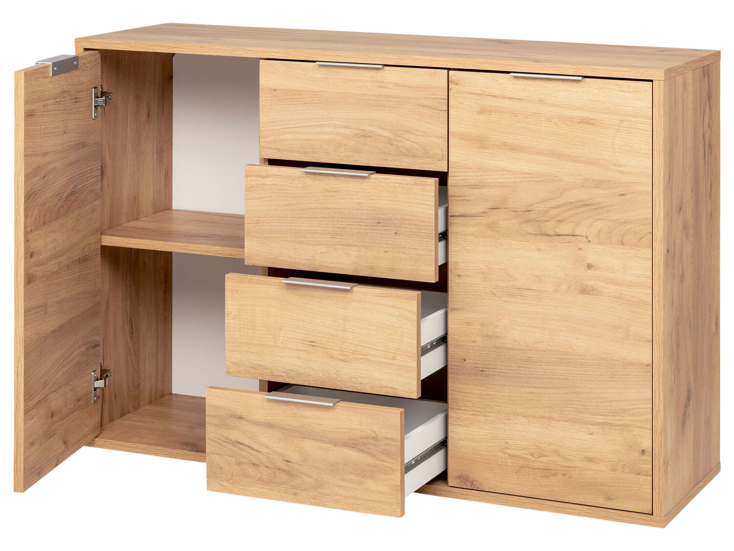 Mobiletto con 2 ante e 4 cassetti Livarno Living, prezzo 75.00 €
- Materiale ...