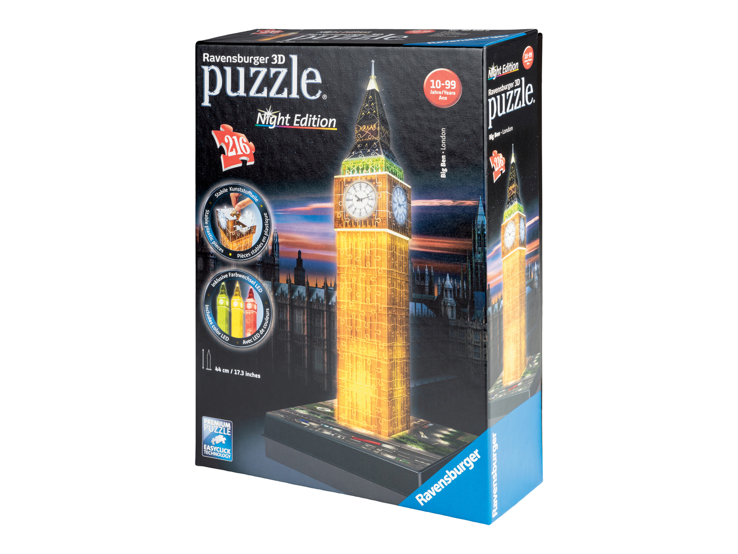 Puzzle 3D con LED Ravensburger, prezzo 19.99 €
Caratteristiche