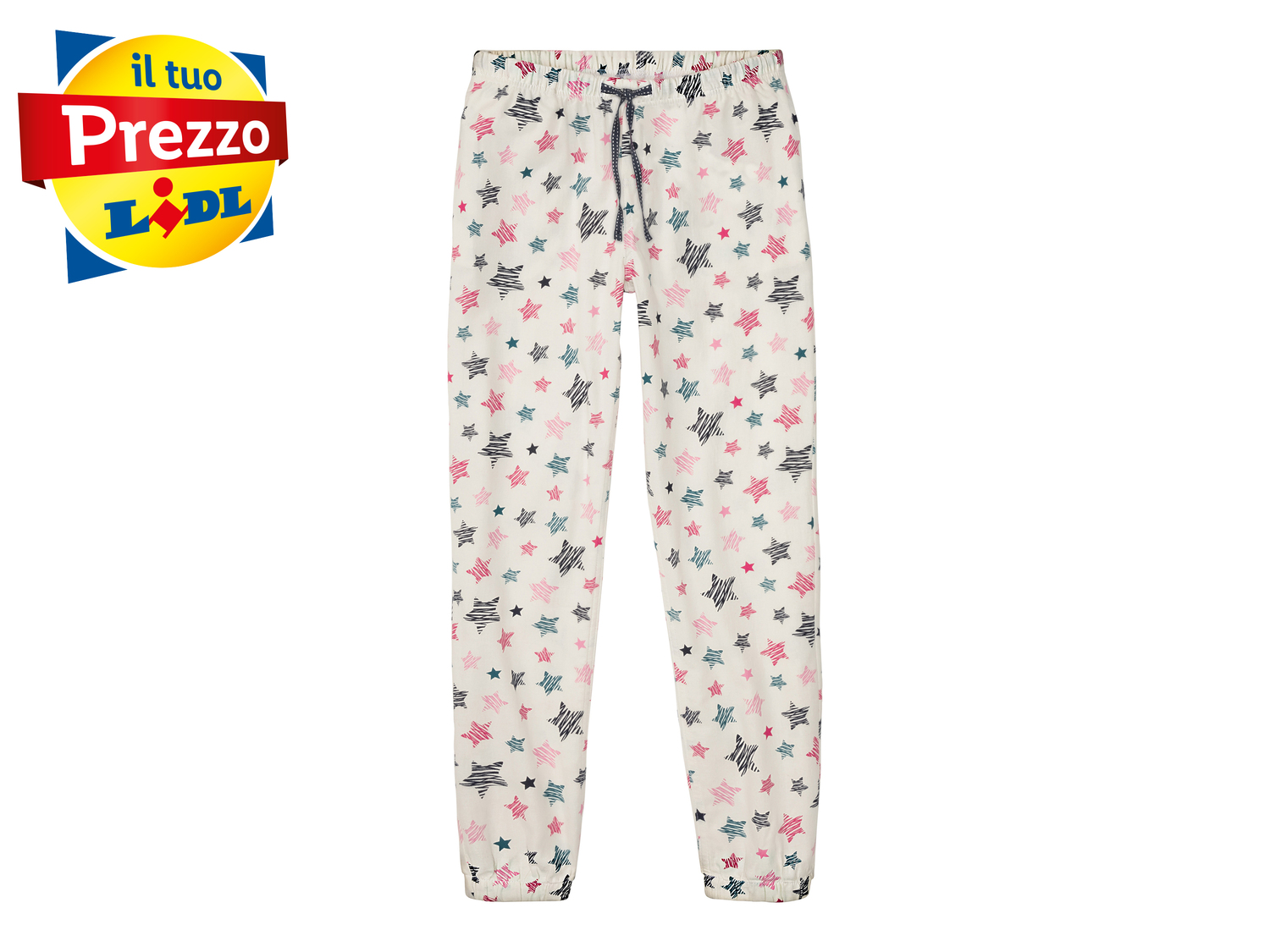 Pantaloni pigiama da donna Esmara, prezzo 4.99 €
Misure: S-L
-
Puro cotone
Prodotto ...