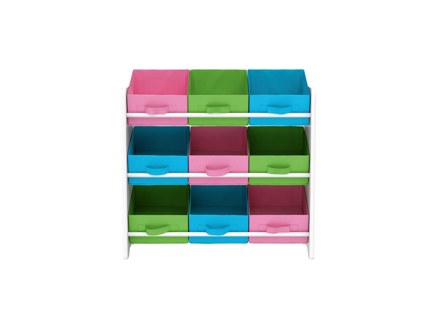 Scaffale portaoggetti per bambini Livarno, prezzo 19.99 € 
- Scatole in materiale ...