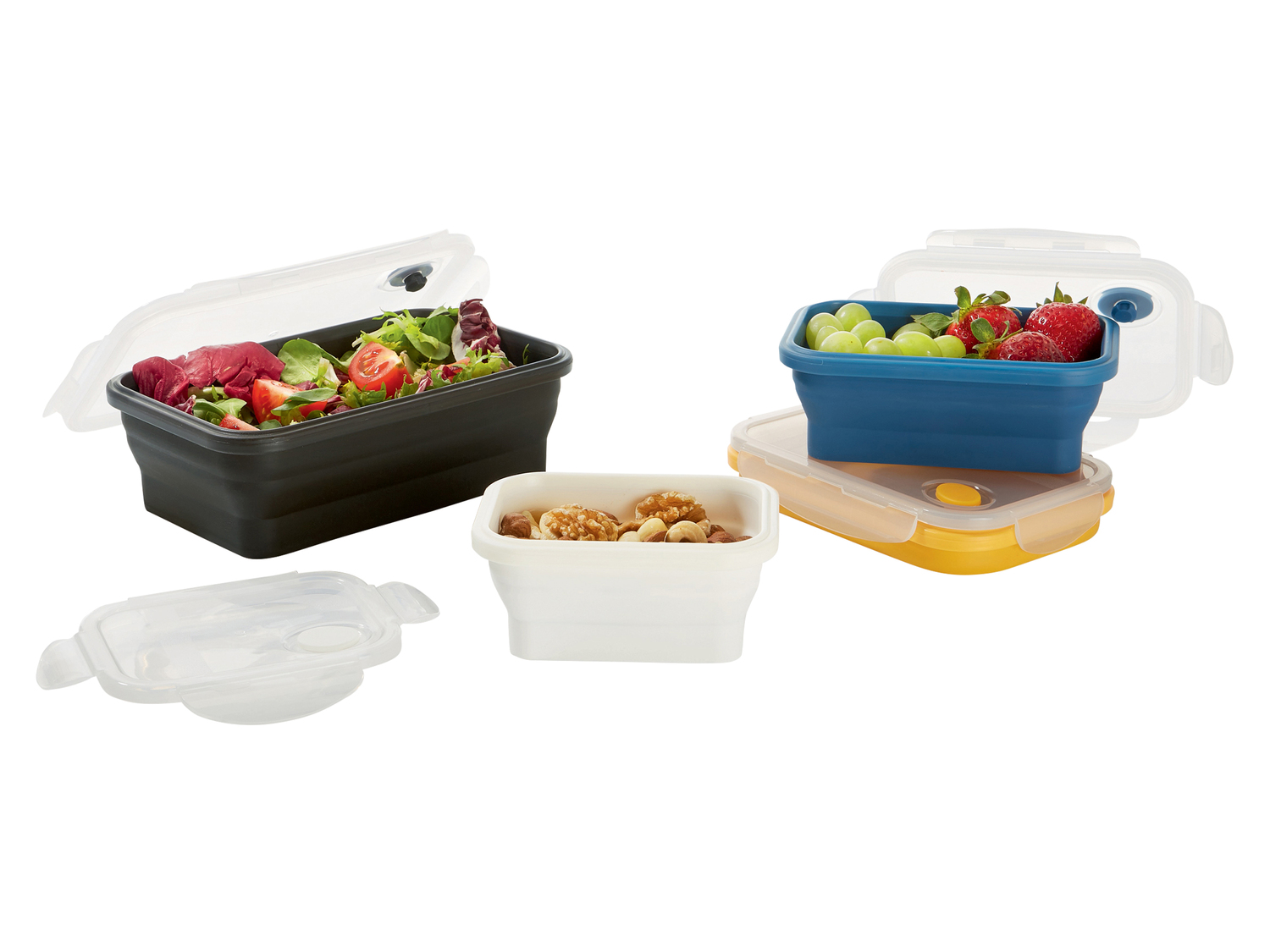 Contenitori salvafreschezza in silicone Ernesto, prezzo 11.99 €
4 pezzi ...