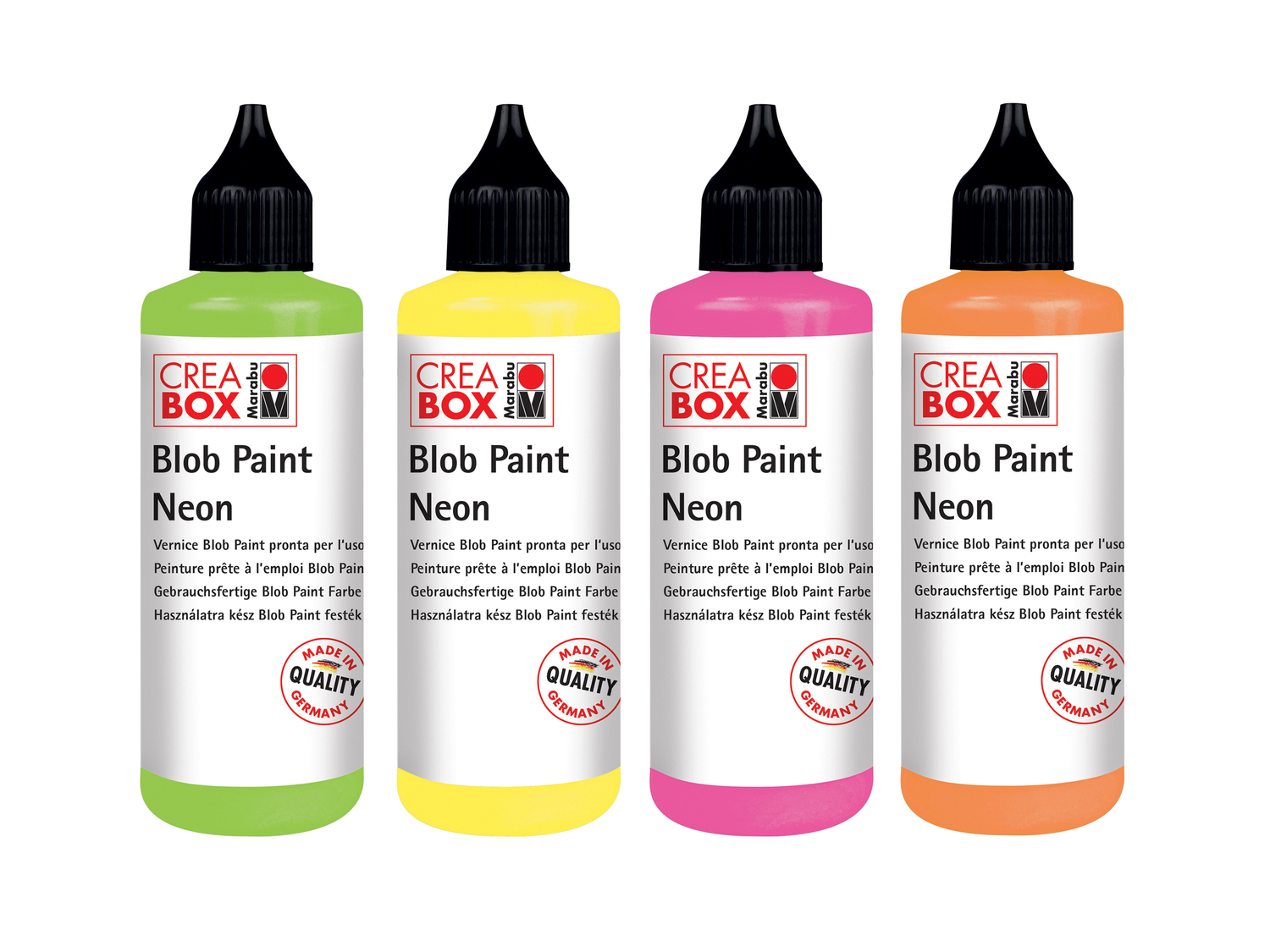 Set vernice per Blob Paint , prezzo 9.49 €
- 4 x 90 ml