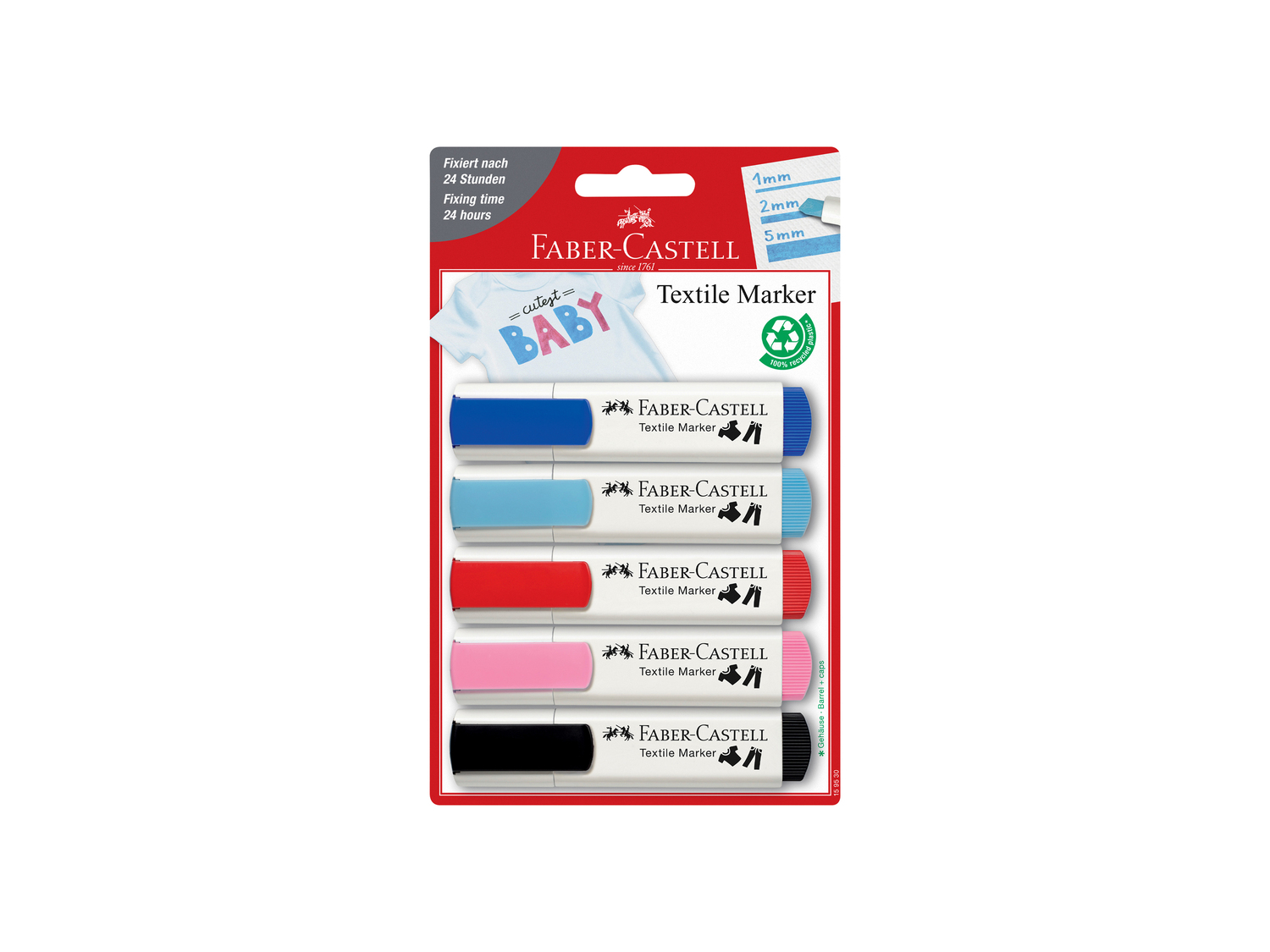 Pennarelli per tessuto Faber-castell, prezzo 6.99 €
4 o 5 pezzi
Caratteristiche
...