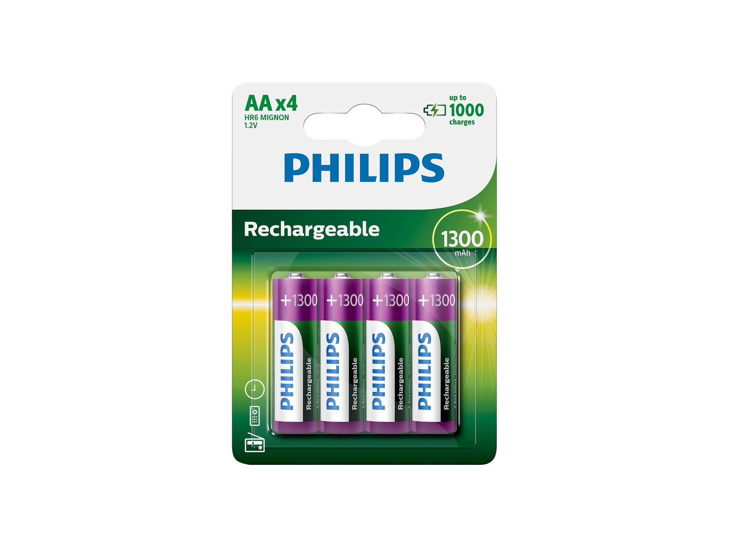Batterie stilo o ricaricabili Philips, prezzo 6.99 €
Caratteristiche