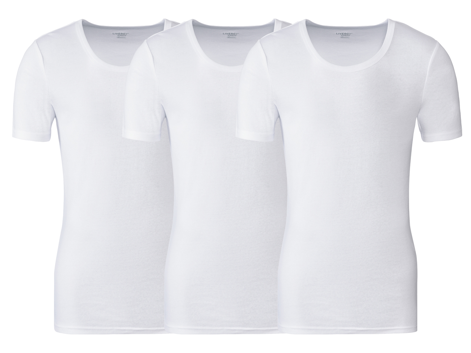 T-Shirt intima da uomo Livergy, prezzo 8.99 €
3 pezzi - Misure: M-XL ...