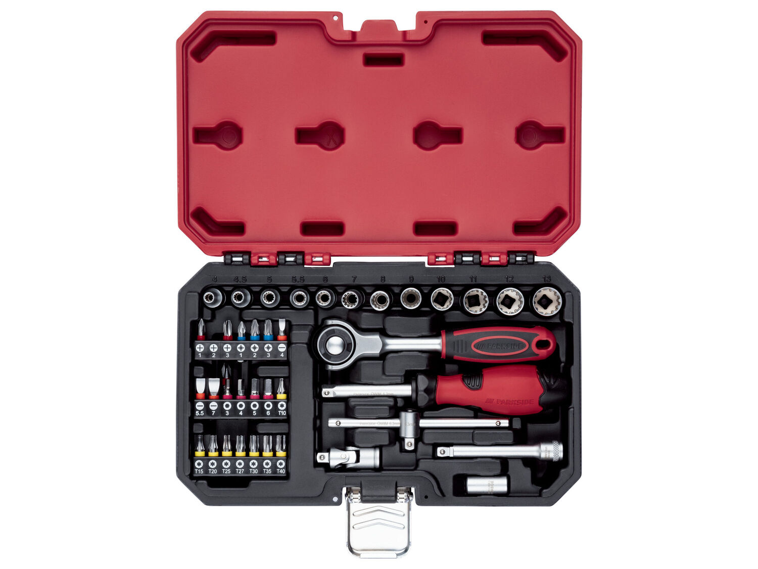 Set chiavi a cricco Parkside, prezzo 22.99 €
37 o 39 pezzi
- Cricchetto ...