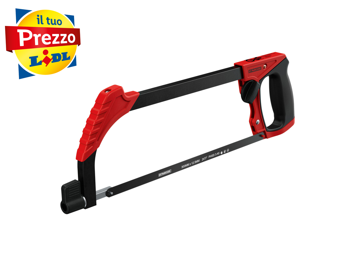 Sega multiuso Parkside, prezzo 9.99 €
3 in 1
- Funzione sblocco rapido ...
